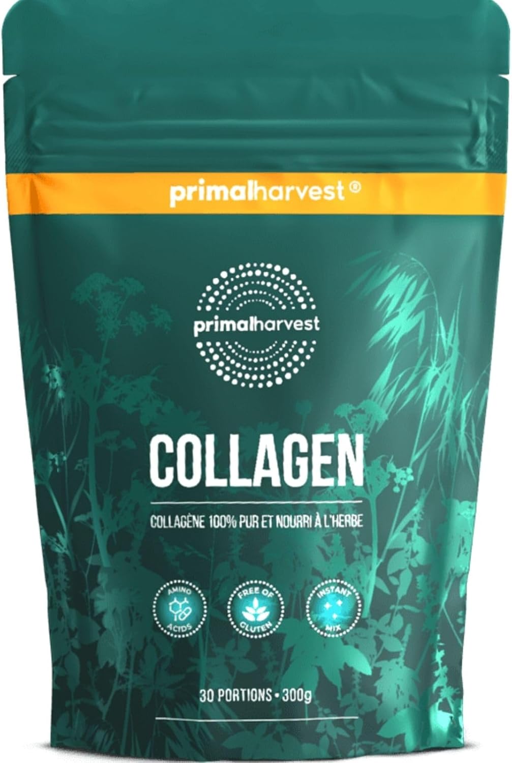 Primal Harvest Collagen Powder - 30 Servings Premium Collagen Complex - Sustainable Herb Feed - Collagen Hydrolysate - Neutral Taste & Optimal Solubility (1 Pack, Neutral) - Image 2
