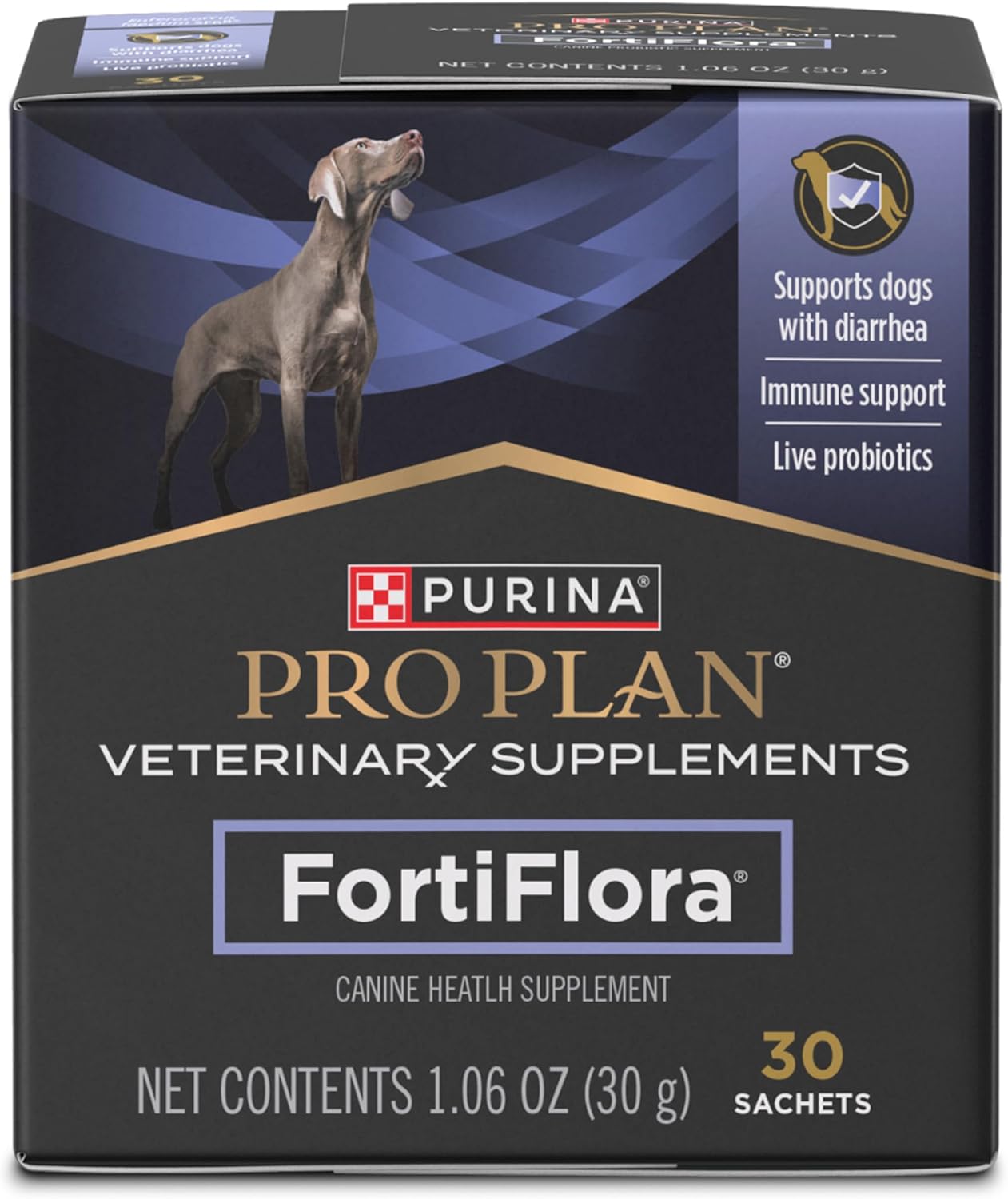 Purina Fortiflora Canine Veterinary Diet, 30 Sachets per Box - Image 2