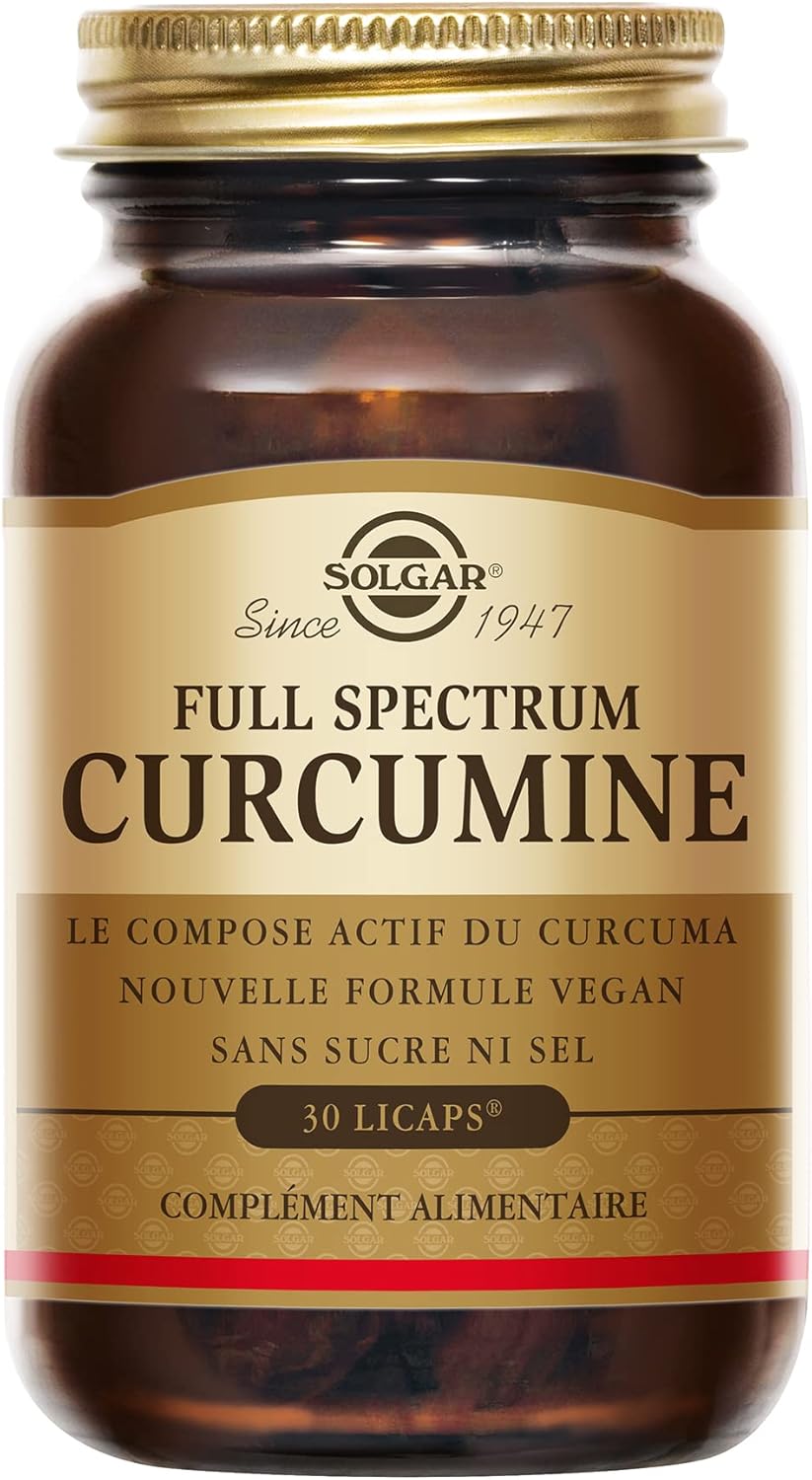 Solgar Full Spectrum Curcumin - Antioxidants - Bone Health - Joints - Food Supplement - Bottle of 30 Capsules - Image 2
