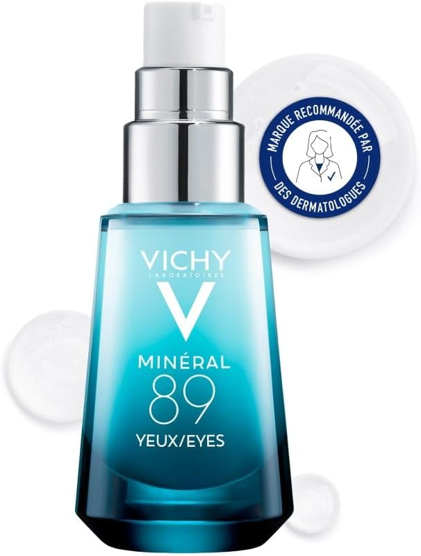 Vichy, Mineral 89, Eye Care, Fortifies & Repairs, Enriched with Hyaluronic Acid & Caffeine, For All Skin Types, 15 ml - Image 2