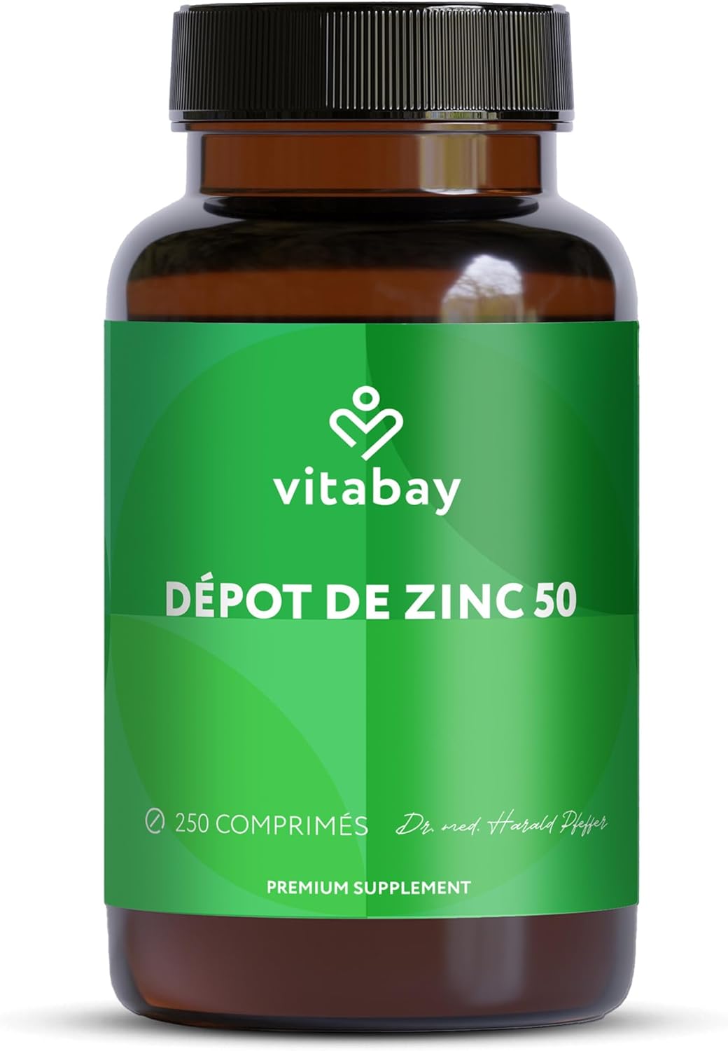 Vitabay Zinc 50 mg High Dose - 250 Vegan Snap-Off Tablets - Zinc Gluconate for Immunity, Skin, Hair & Nails - Laboratory Tested in Germany - 16 Months Reserve - Image 2