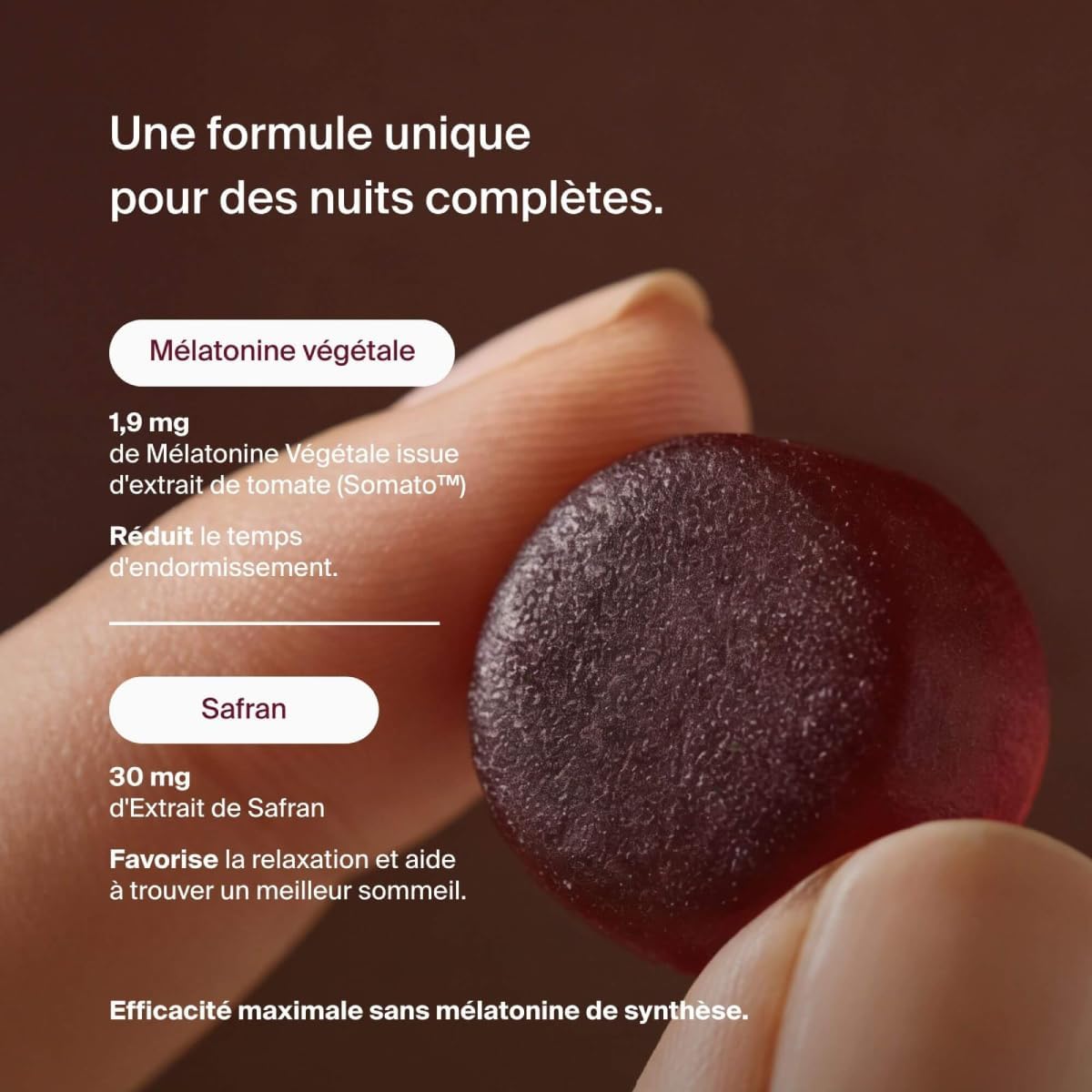 Naali Dream Gummies Sleep - Saffron Vegetable Melatonin - 60 Gummies Reduction Time To Sleep, Reduce Time Shift Effects - Peaceful Sleep Gummies - Vegan - Night Use - Image 4
