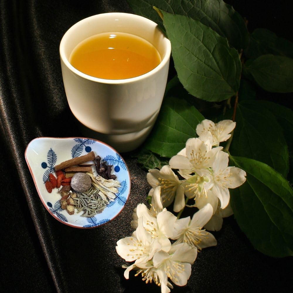 Add Fruits Le Montagnard Herbal Tea Spices, 20 XL Sachets, 140 g, Cinnamon Goji Ginger Clove Rosemary Nutmeg Liquorice, Theine Free - Image 3