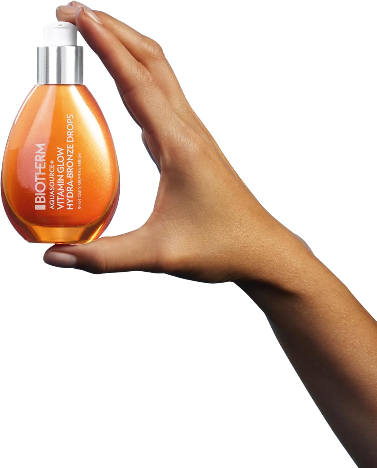 Biotherm Aquasource+ Vitamin Glow Hydra-Bronze, Progressive and Vitaminised Self-Tanning Serum, Instant Radiance and 8H Hydra, 4H Natural Tan, All Skin Types, 50 ml - Image 4