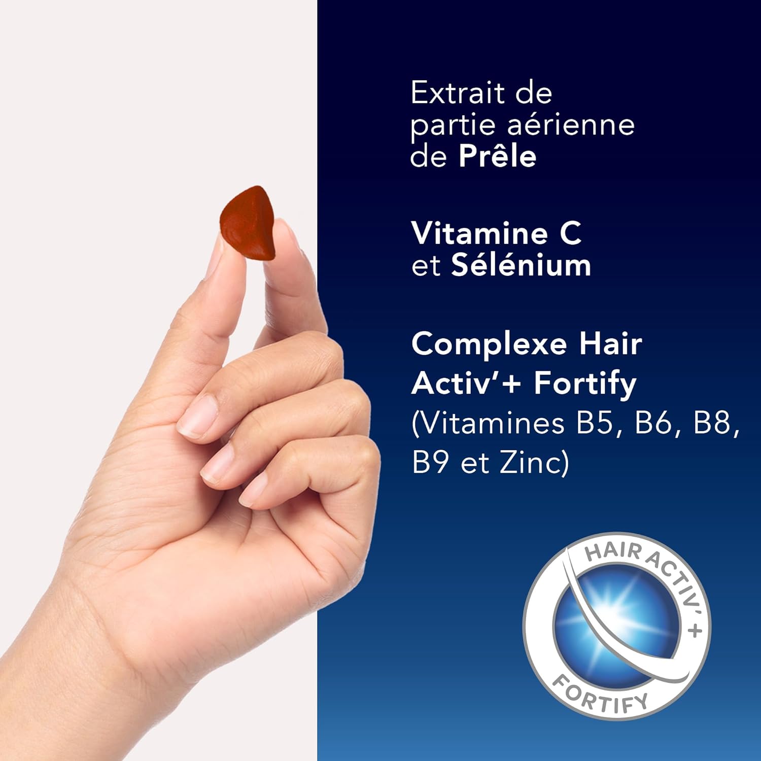 Arkopharma Forcapil Gummies Growth - Hair and Nails - Promotes Hair and Nail Growth - Strengthens Hair Fibre - 60 Gummies - One Month Cure - Image 6