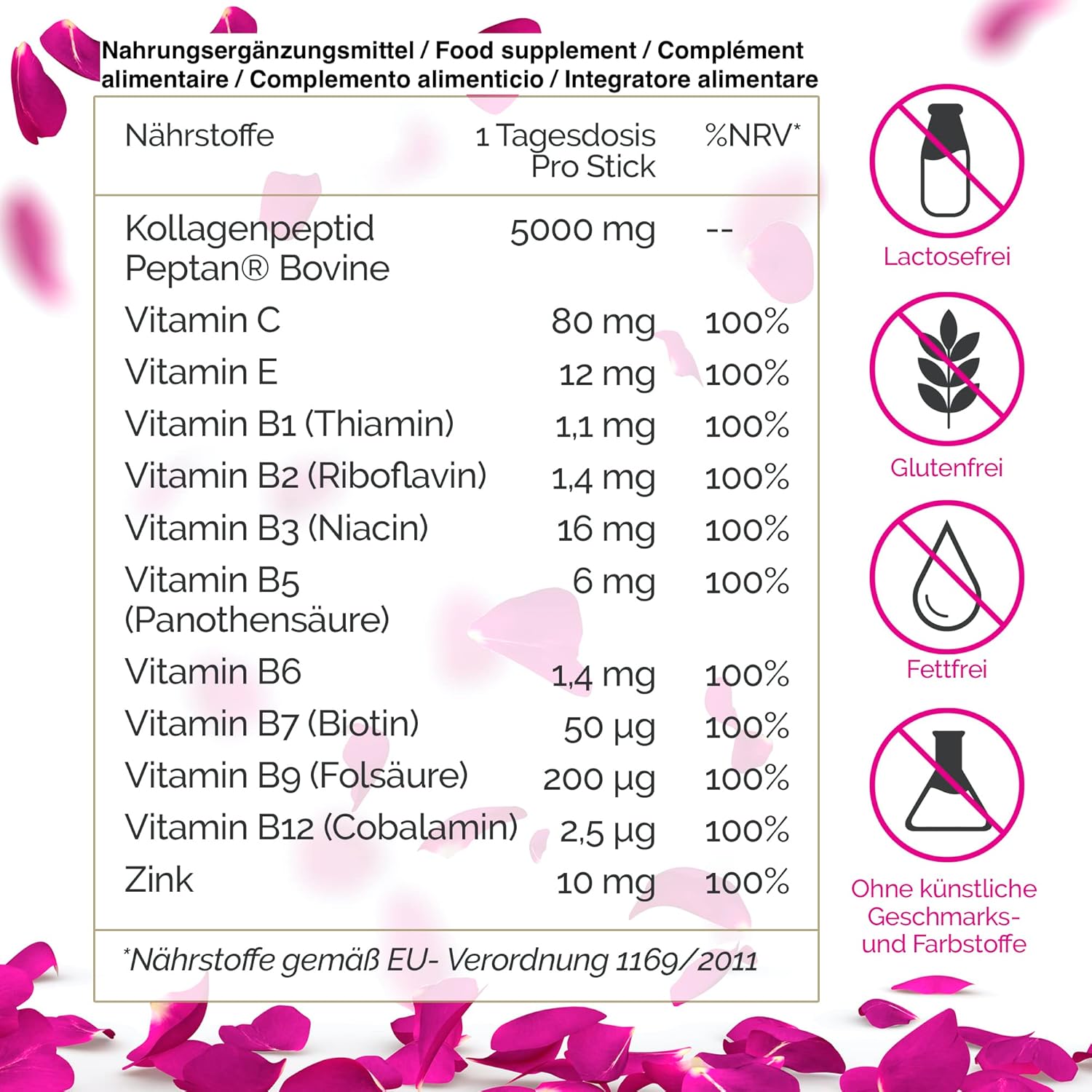 5000mg Collagen Powder. BOOST Collagen and Hyaluronic Acid, Anti-Wrinkle, Nail Strength, Hair, and Immune Collagen Peptide + Vitamin C B E Zinc Biotin x30 Monthly Pack - Image 5