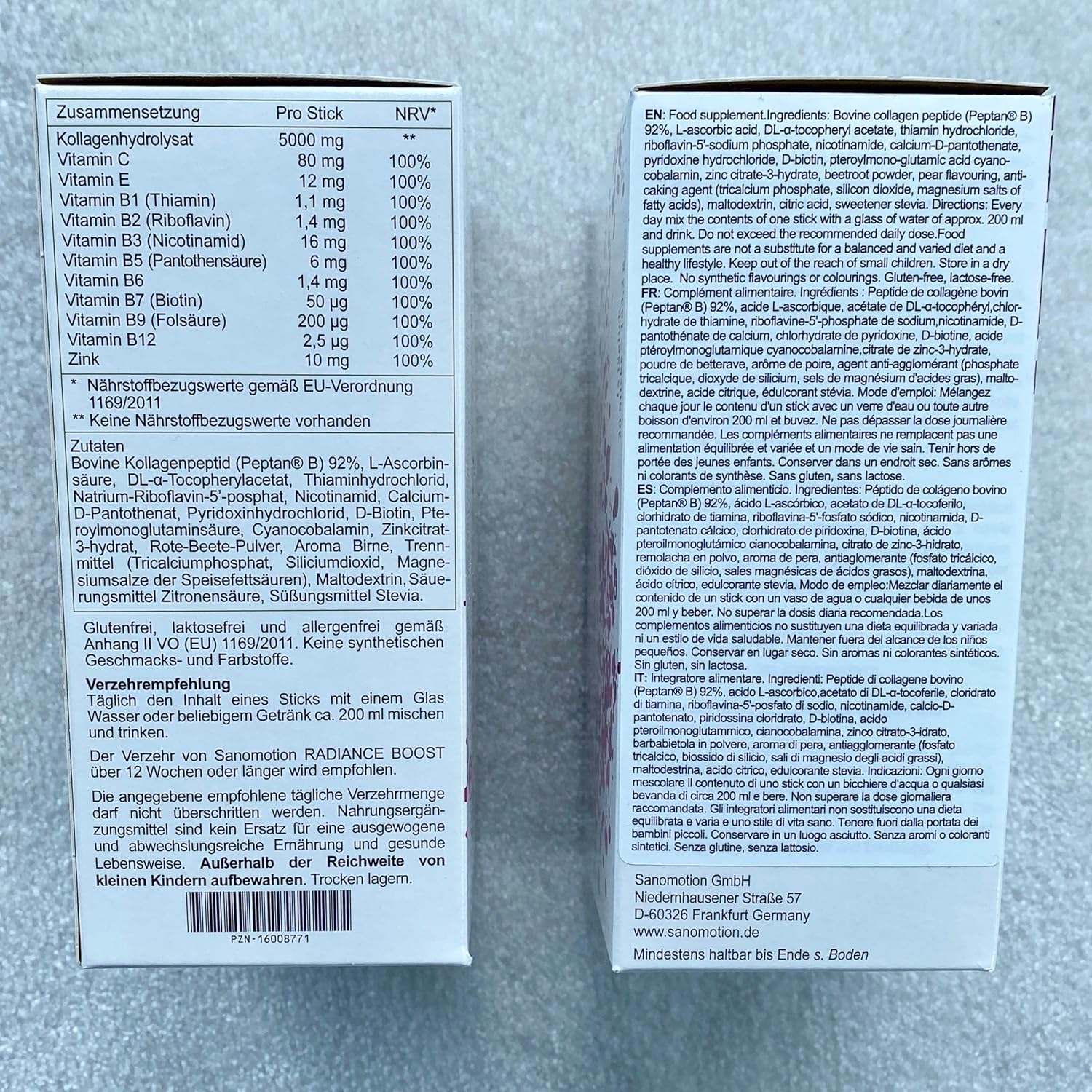 5000mg Collagen Powder. BOOST Collagen and Hyaluronic Acid, Anti-Wrinkle, Nail Strength, Hair, and Immune Collagen Peptide + Vitamin C B E Zinc Biotin x30 Monthly Pack - Image 10