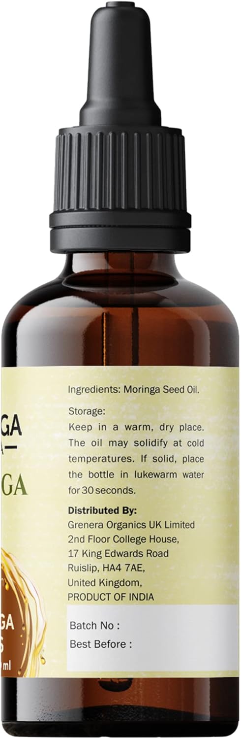 Moringa Mantra Pure Moringa Seed Oil, 100ml, Made from Moringa Oleifera Seeds, Cold Pressed Oil, No Additives or Additives - Image 9