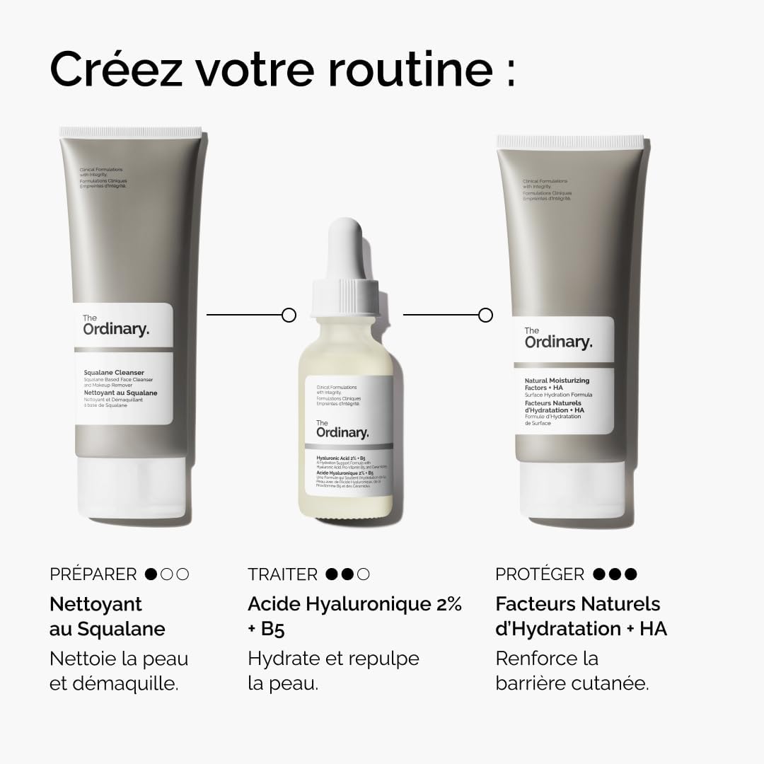 The Ordinary Hyaluronic Acid 2% + B5 (with Ceramides), Multi-Depth Hydration Serum for Plumper, Smoother Skin, 30ml - Image 7
