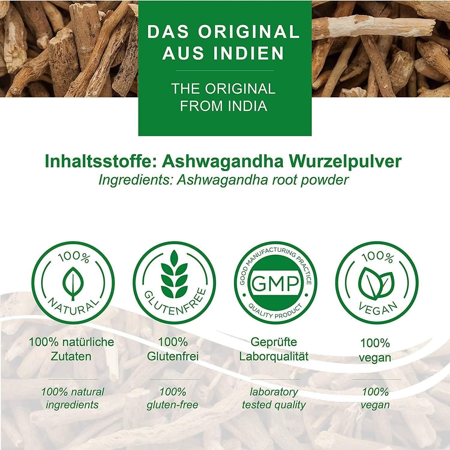 Ashwagandha Capsules 1200mg - 100% Root Powder - 60 Days Supply - Balance, Quality of Life and Inner Peace - From India - Vegan & Gluten Free - By MoriVeda - 120 Pieces - Image 5