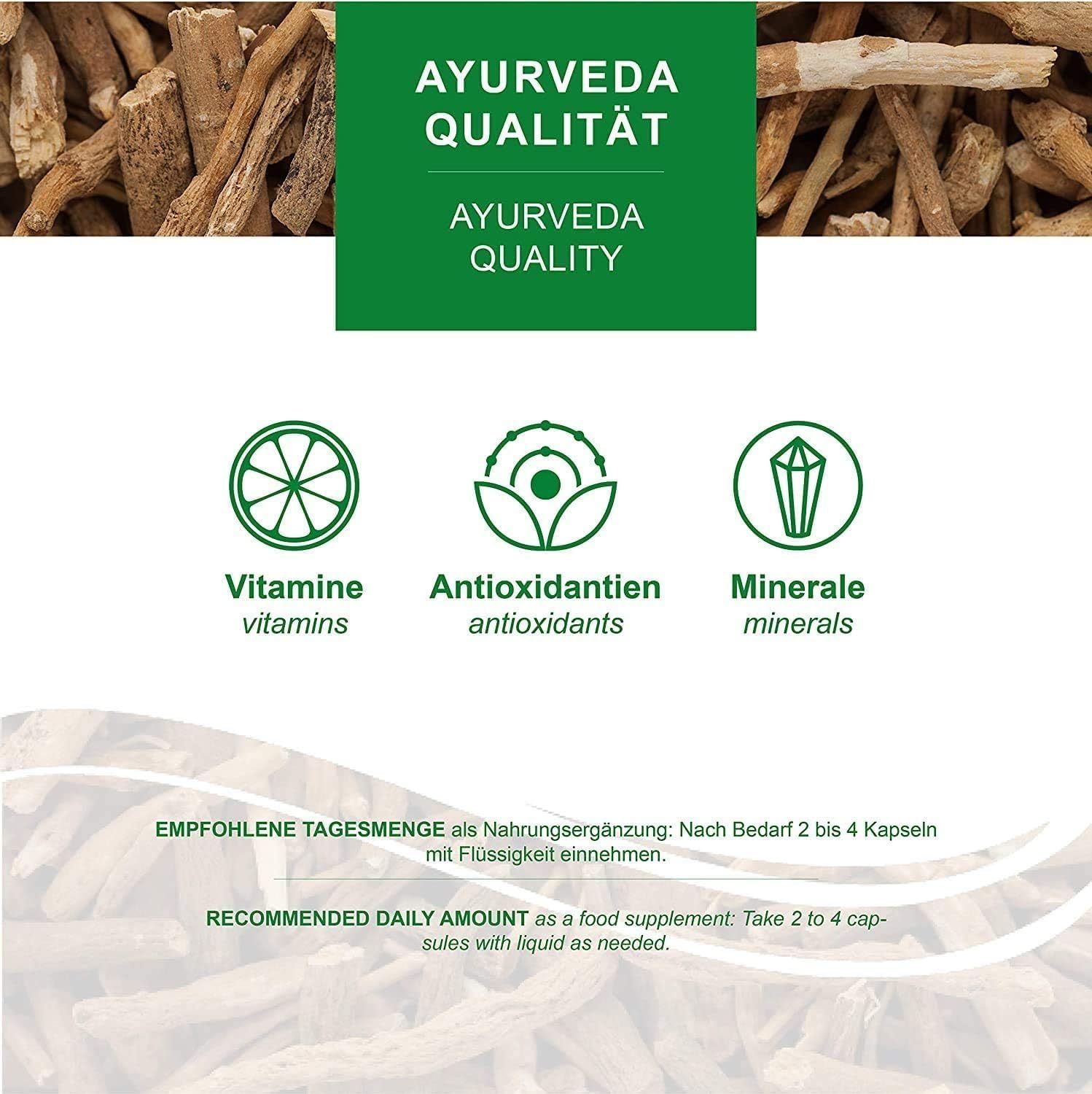 Ashwagandha Capsules 1200mg - 100% Root Powder - 60 Days Supply - Balance, Quality of Life and Inner Peace - From India - Vegan & Gluten Free - By MoriVeda - 120 Pieces - Image 6