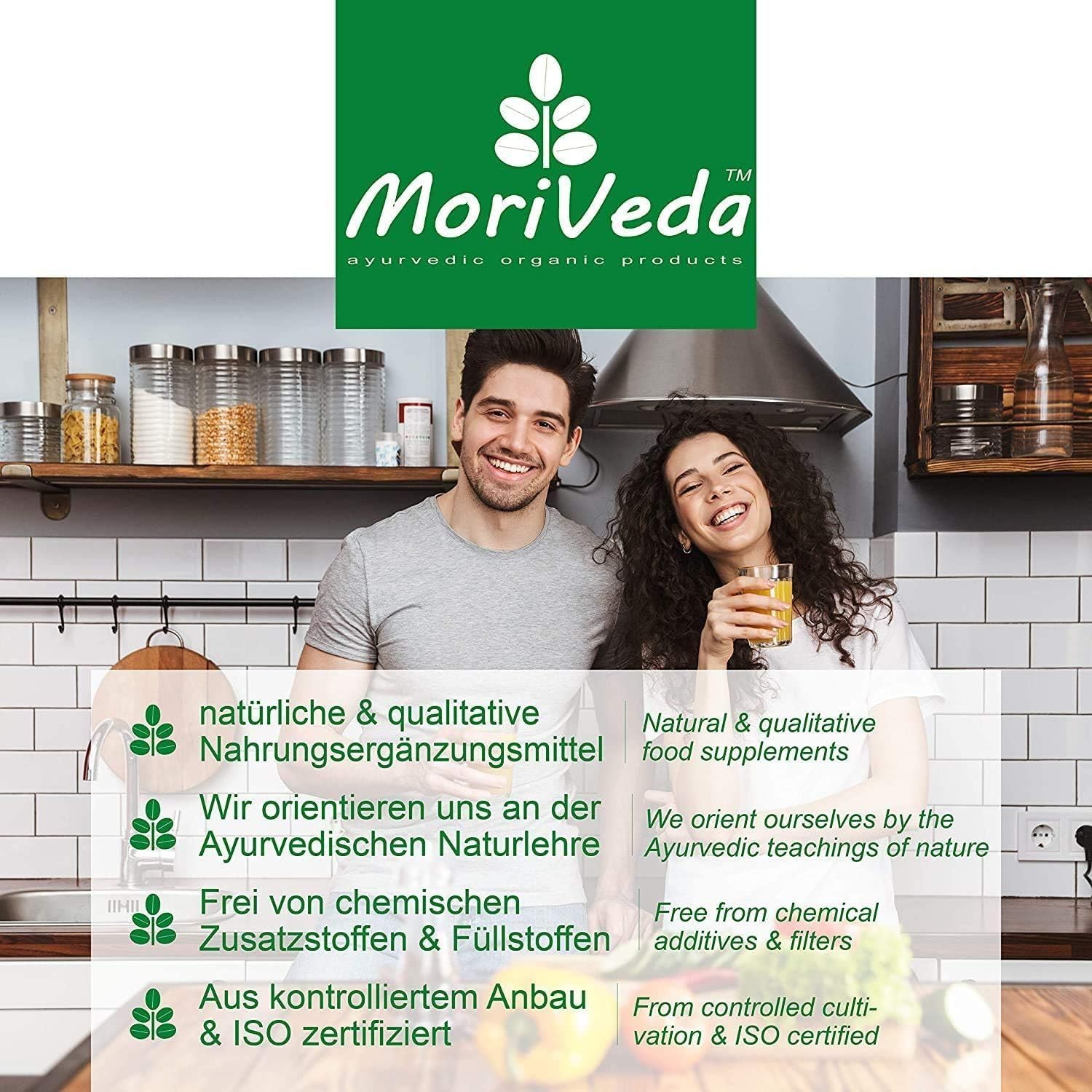 Ashwagandha Capsules 1200mg - 100% Root Powder - 60 Days Supply - Balance, Quality of Life and Inner Peace - From India - Vegan & Gluten Free - By MoriVeda - 120 Pieces - Image 7
