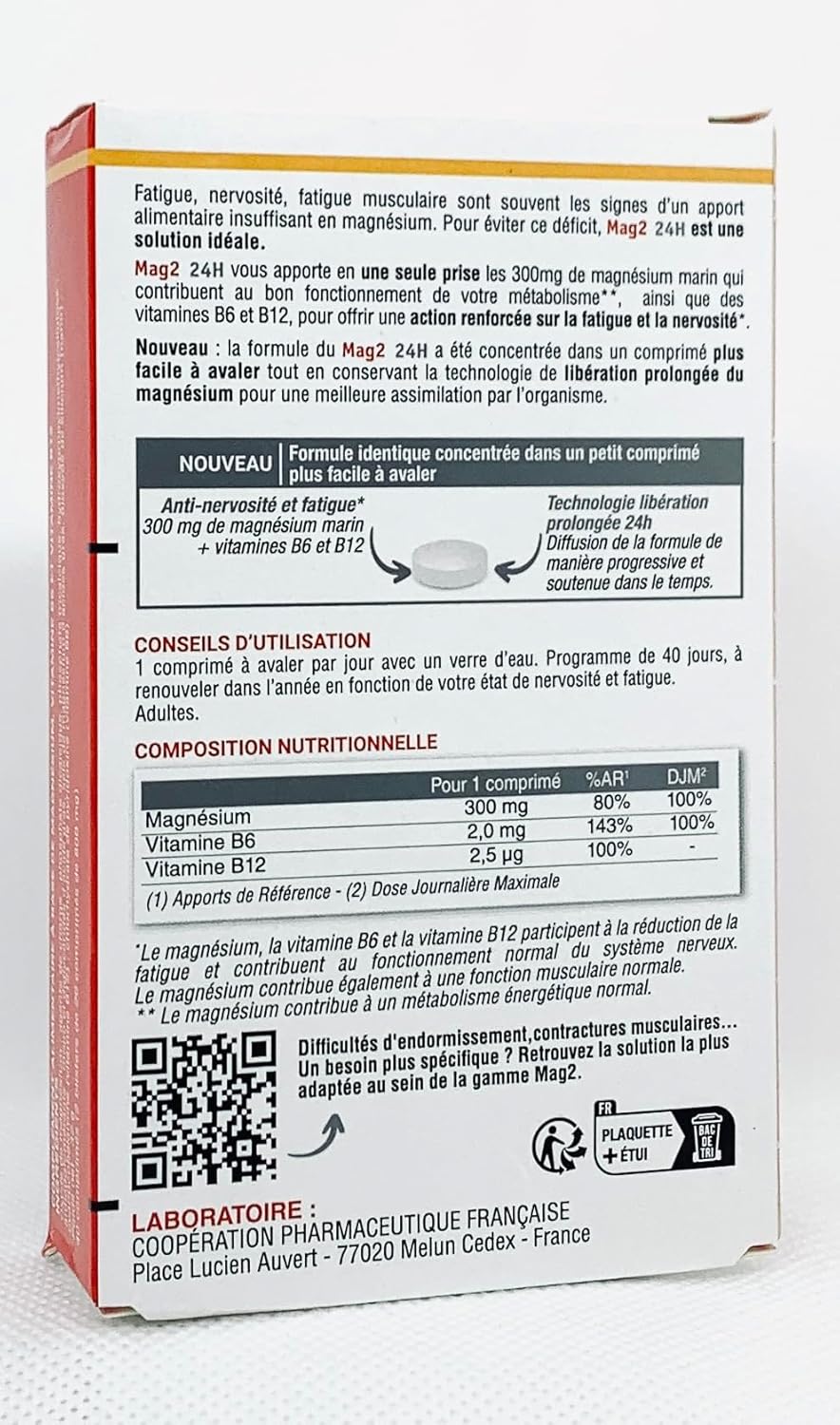 Mag 2 24h Magnesium Marin 2x40 Tablets - Image 4