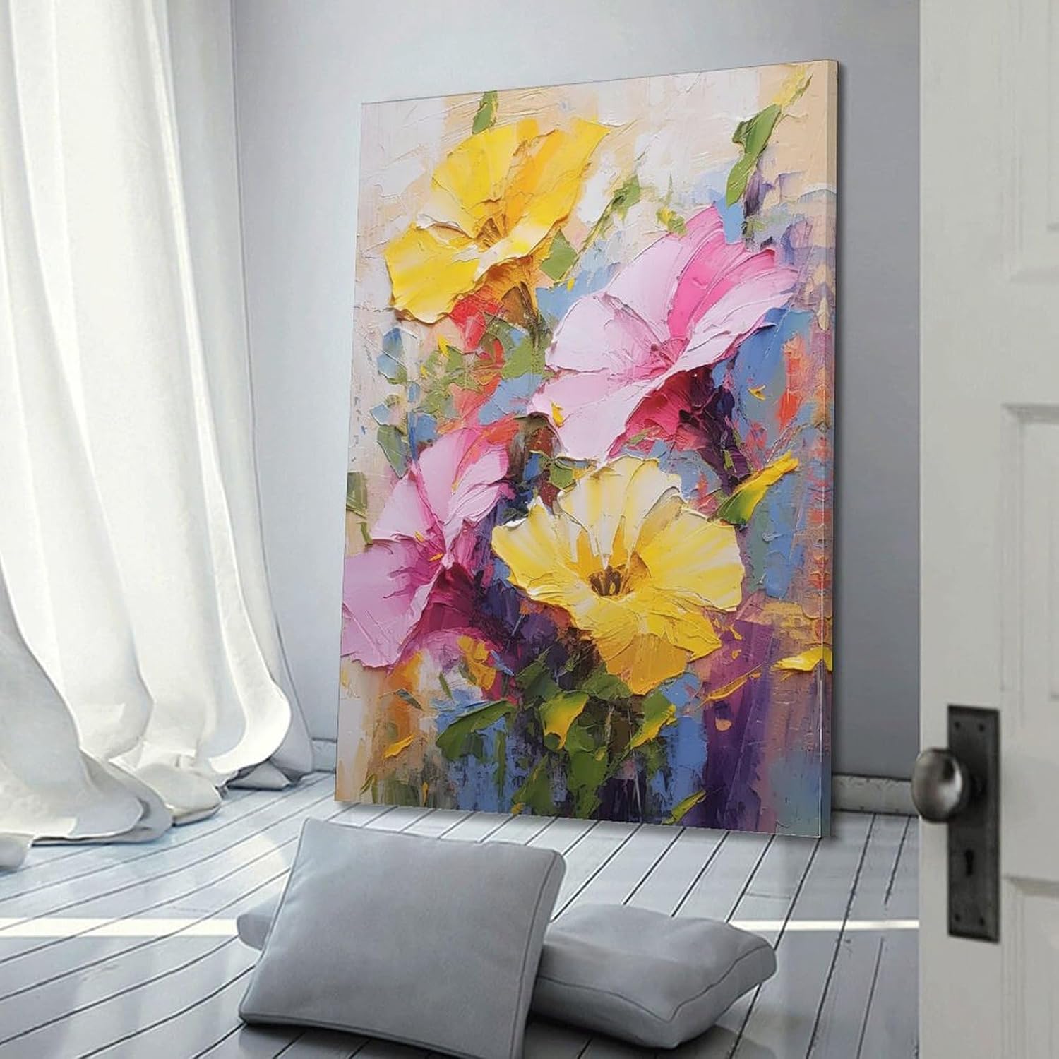 GTTHOK Poster décoratif sur toile Motif onagre 20 x 30 cm - Image 4