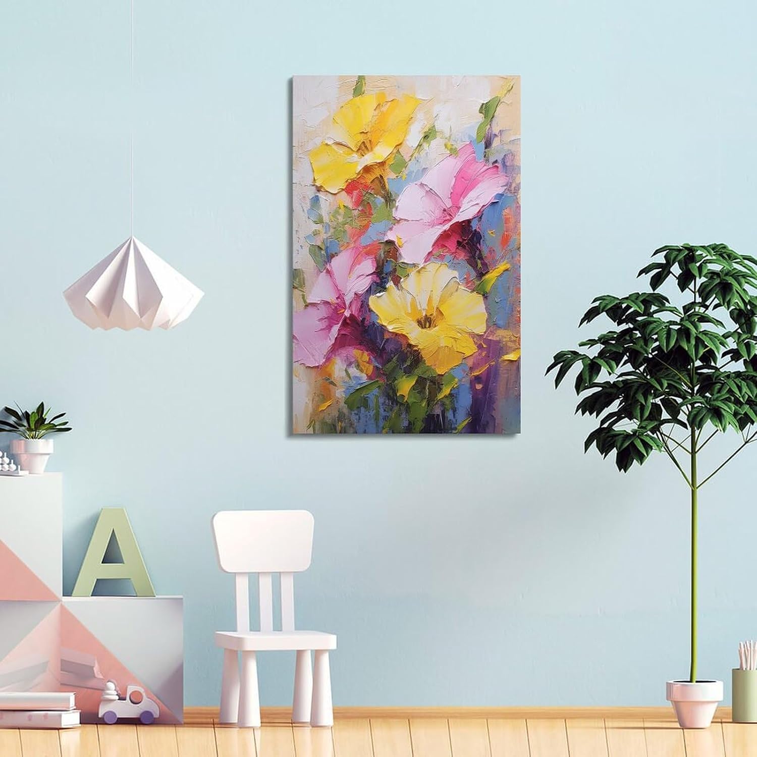 GTTHOK Poster décoratif sur toile Motif onagre 20 x 30 cm - Image 5
