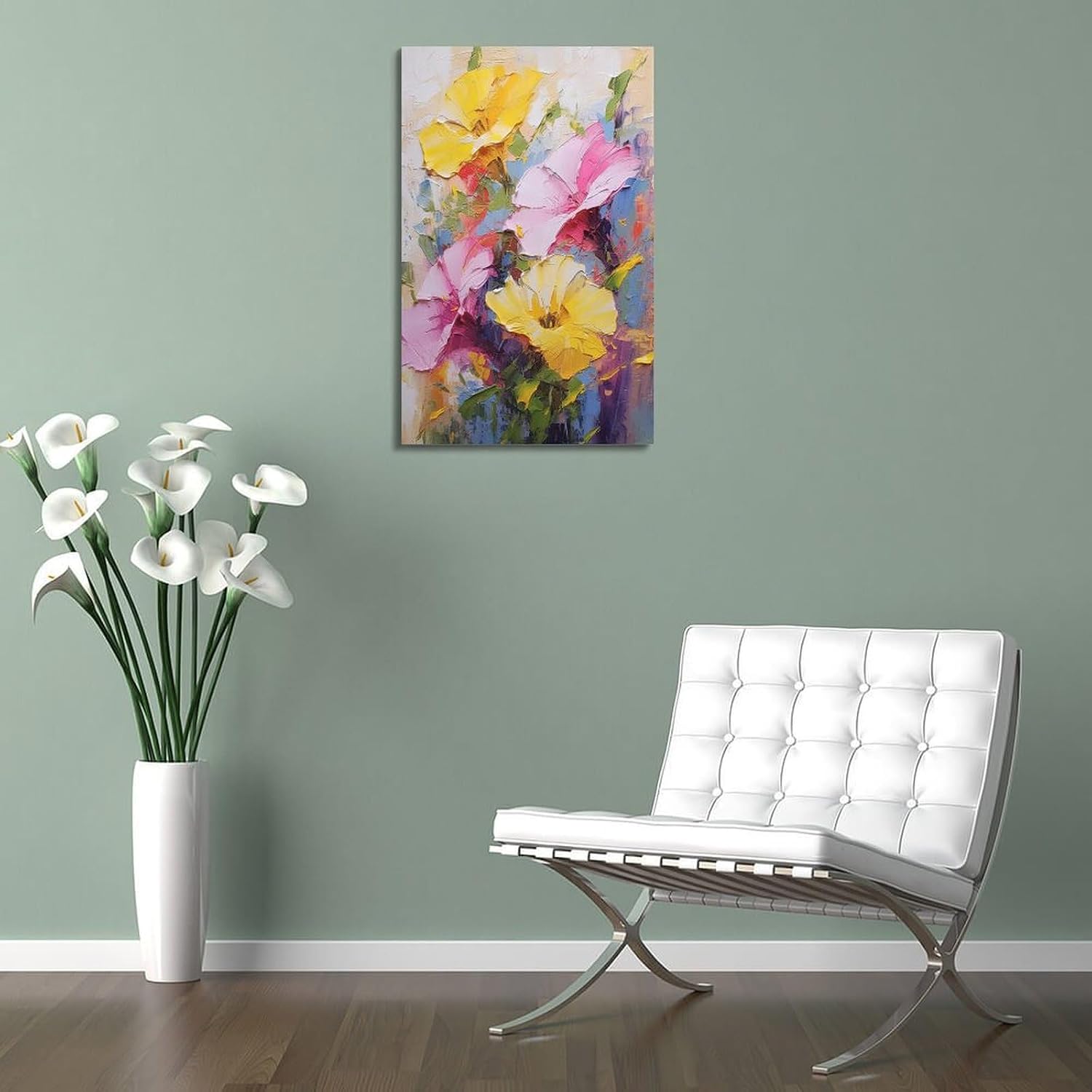 GTTHOK Poster décoratif sur toile Motif onagre 20 x 30 cm - Image 6