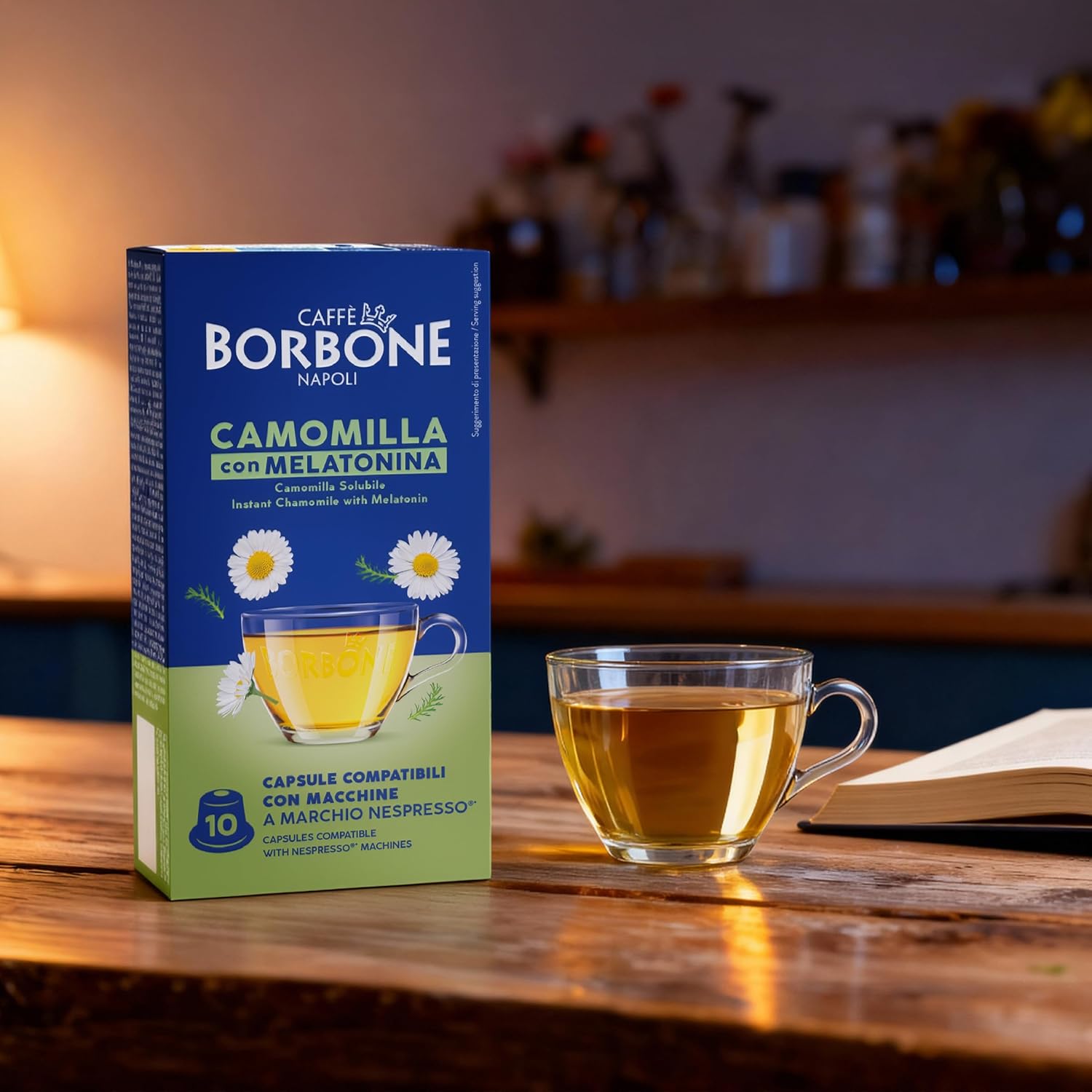 Caffè Borbone Chamomile Soluble with Melatonin - 60 Capsules (6 packs of 10) - Compatible with Nespresso Home Use Coffee Machines - Image 7