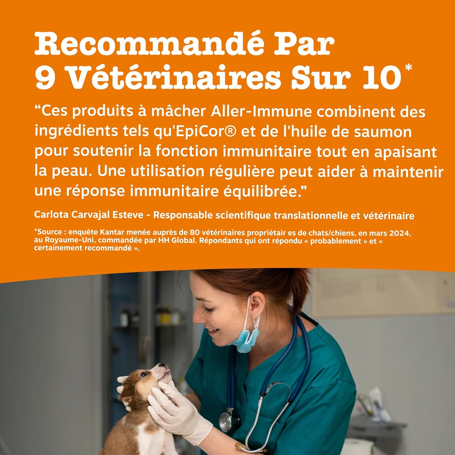 Zesty Paws Aller-Immune Dog Bites | Immune Support, Skin Care | Dry & Itchy Skin | Salmon Oil, Postbiotics, Probiotics | Daily Use | 90 Bites - Image 7