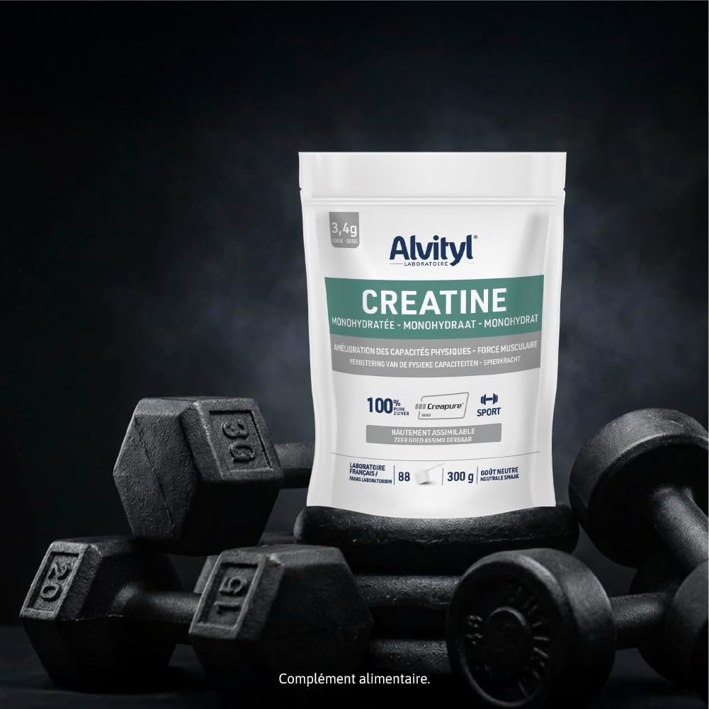 Alvityl Creatine Monohydrate – Creapure – 100% Pure – Improves Physical Capacity – Muscle Strength – Highly Absorbable – 3 g Creatine Creapure per Day – 300 g - Image 3