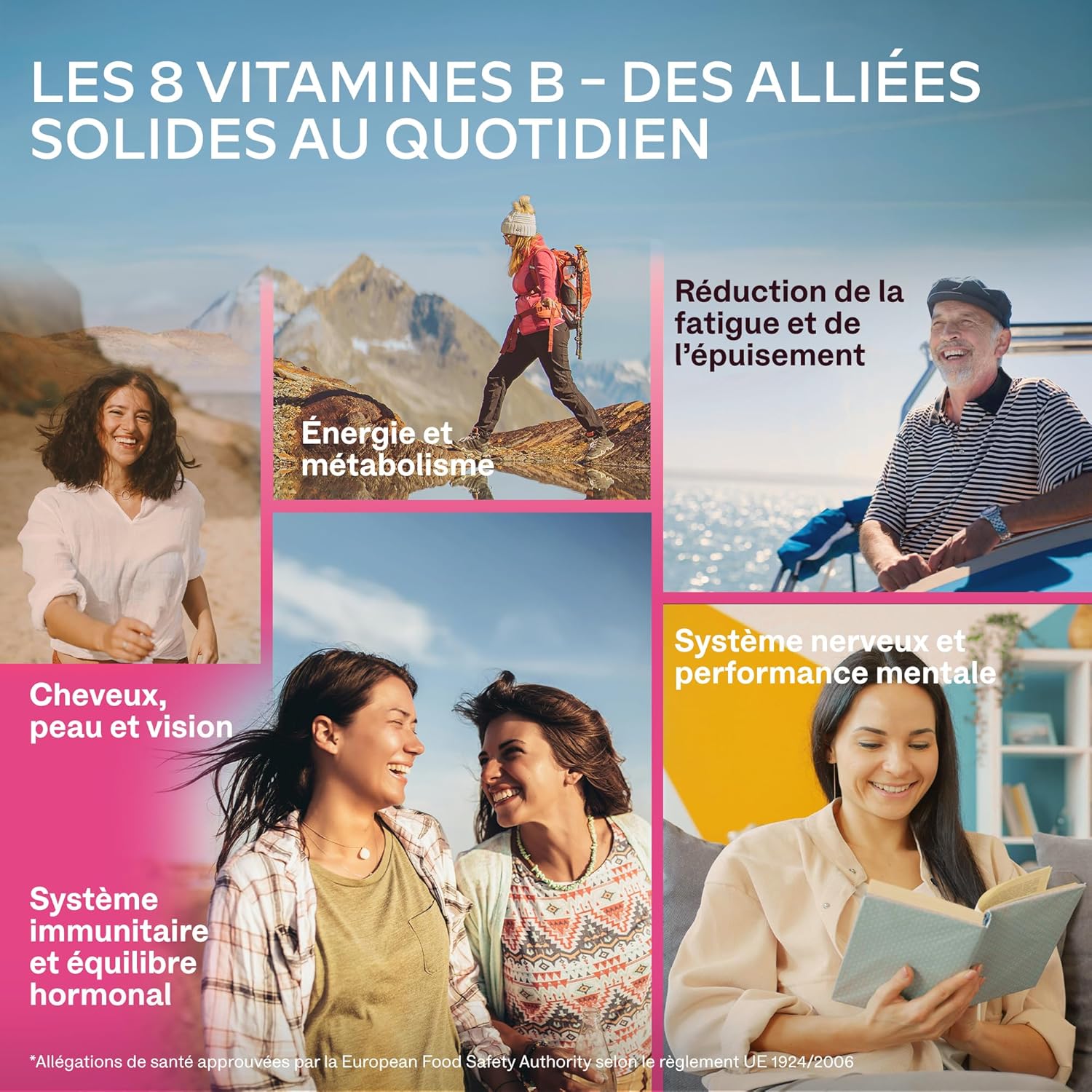 Vitamin B Complex AAVALABS 180 Capsules | Complex of 8 B Vitamins Including Vitamin B12, Vitamin B6, B5, B3, B1 D-Biotin Active Folic Acid (B9) - Vegan Food Supplement for Optimal Energy - Image 4