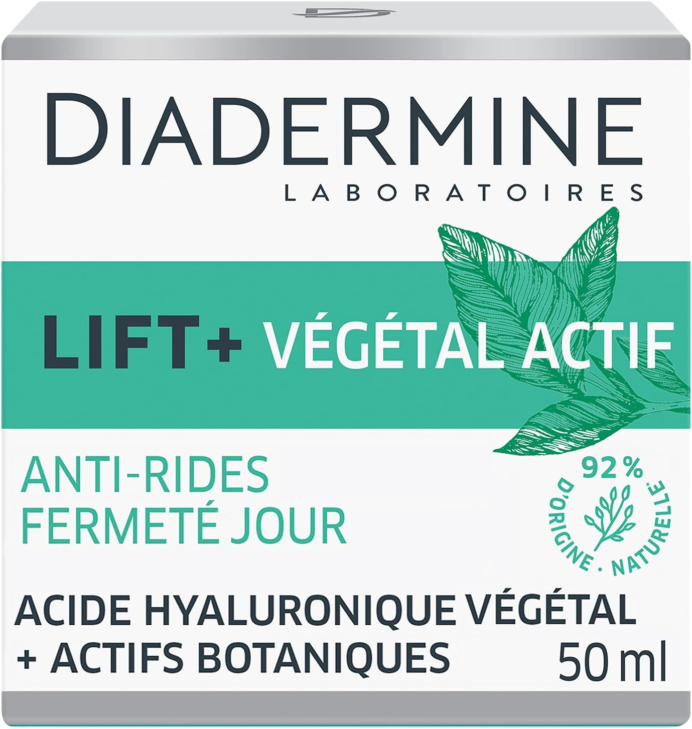 Diadermine - Active Plant Lift+ - Day Face Cream - Firmness Anti-Wrinkle Care - Plant Hyaluronic Acid and Botanical Actives - Intensely Regenerates and Smoothes Wrinkles - 50 ml Jar (Pack of 2) - Image 3