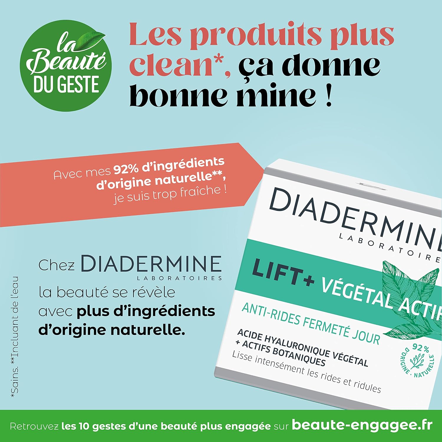 Diadermine - Active Plant Lift+ - Day Face Cream - Firmness Anti-Wrinkle Care - Plant Hyaluronic Acid and Botanical Actives - Intensely Regenerates and Smoothes Wrinkles - 50 ml Jar (Pack of 2) - Image 8