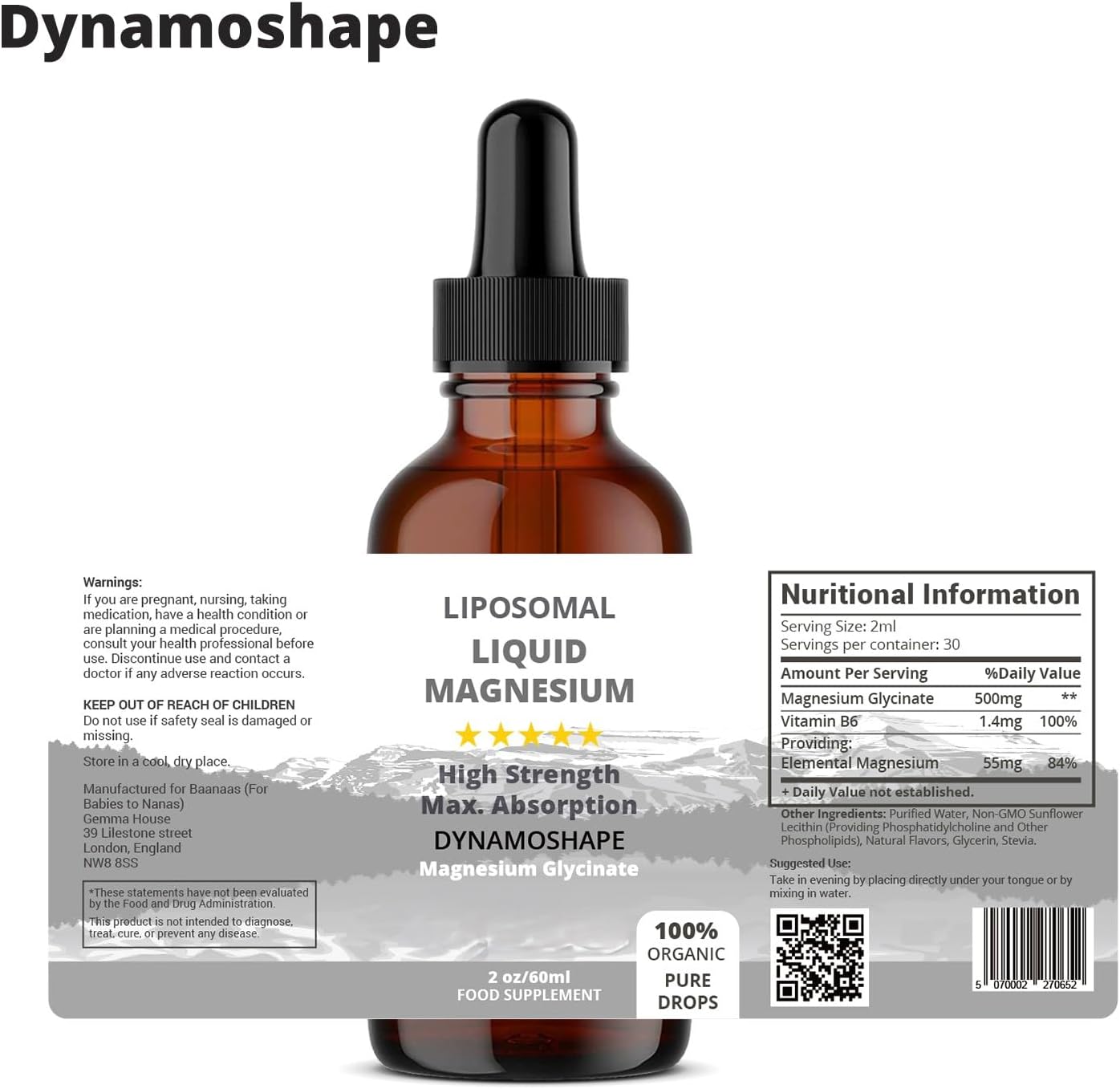 Magnesium Liposomal Supplement. Highly absorbable for Optimal Energy, Muscle Health, Brain Health and General Immune Support - Image 5