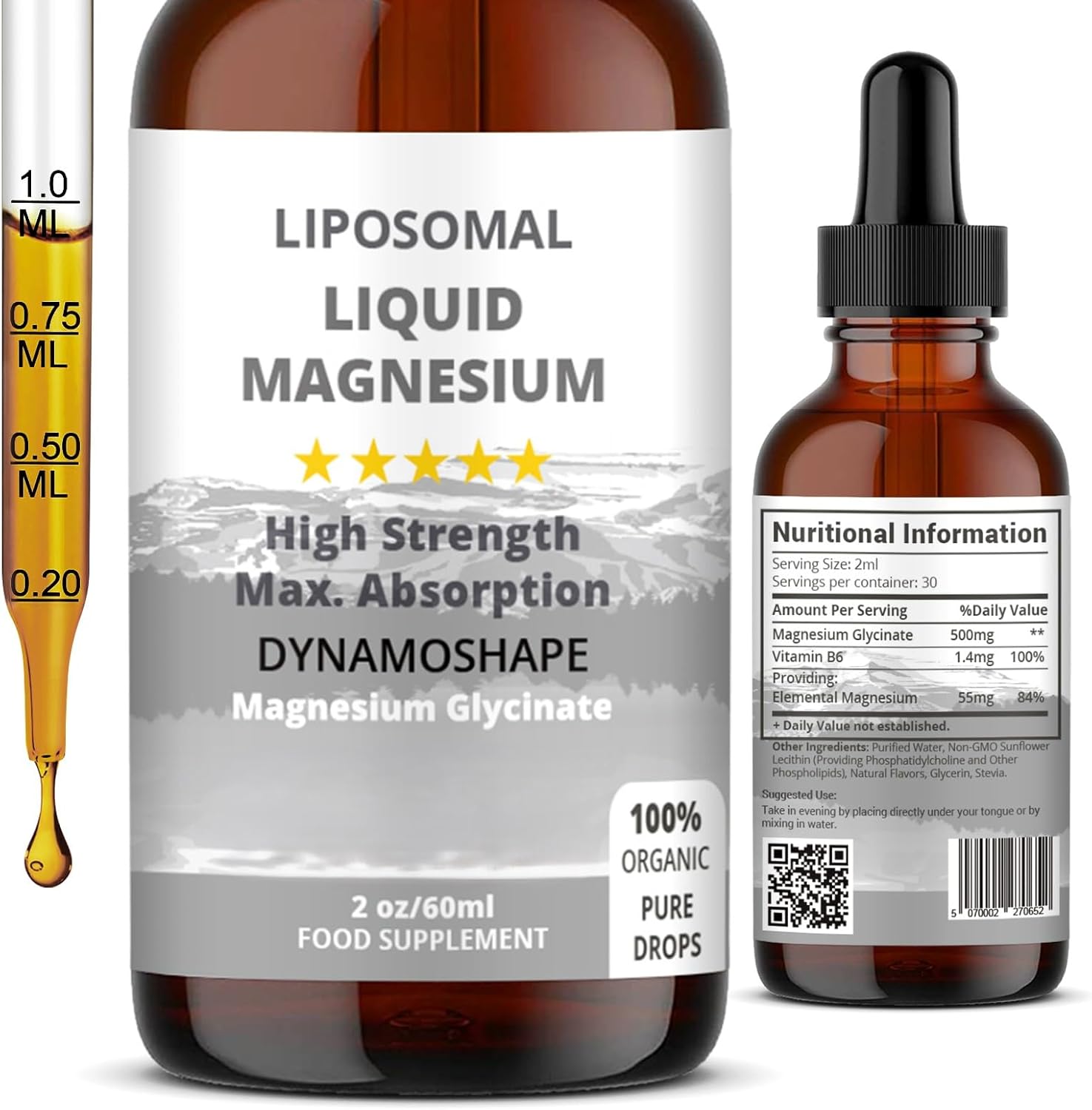 Magnesium Liposomal Supplement. Highly absorbable for Optimal Energy, Muscle Health, Brain Health and General Immune Support - Image 7