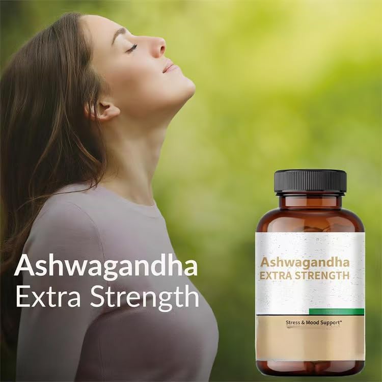 Extra Strength Vegetarian Capsules for Stress and Mood - Image 4