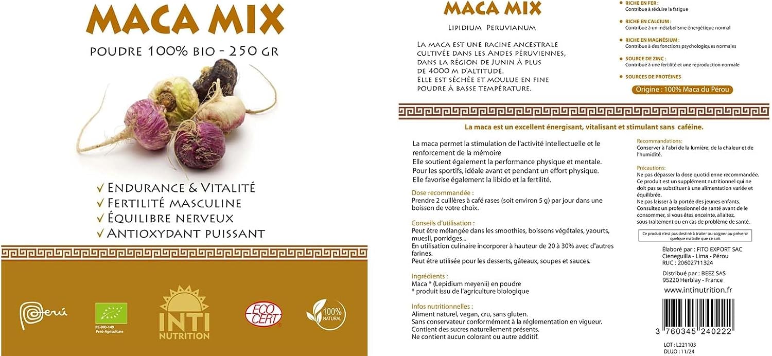 Peruvian Maca Blend, Maca Powder Mix - Image 4