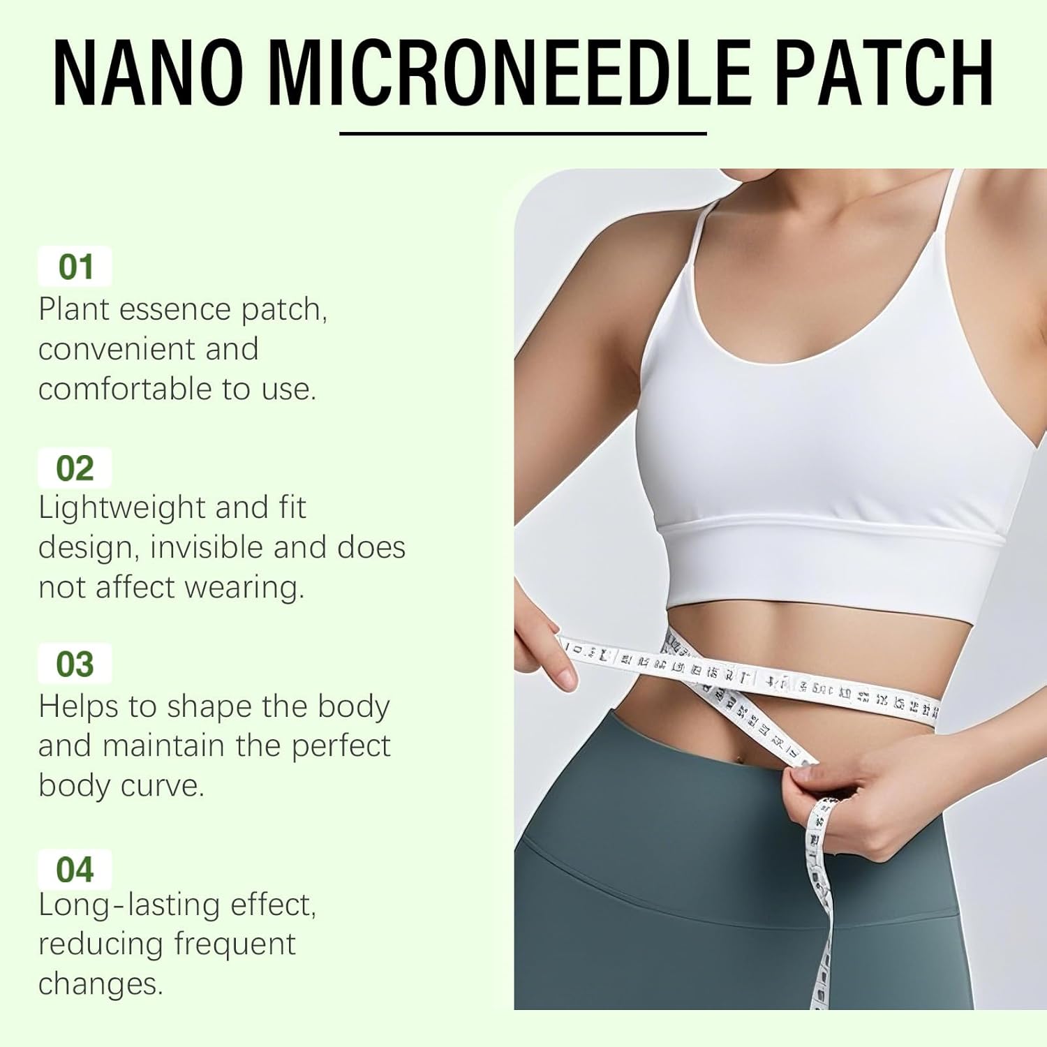 Moringa NAD+ Micro Needle Patch 10 in 1, Moringas X Berberine Slimming Dressings, Moringas X Berberine Microneedle Patches, Nad Nano Microneedle Dressings, Natural Dressings for All - Image 4