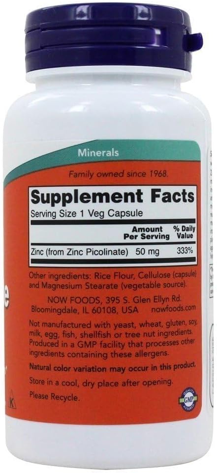 Zinc PICOLINATE 50MG 120 Caps - Image 4