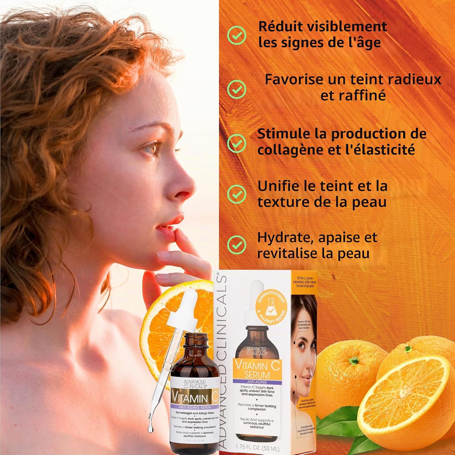 Advanced Clinicals, Vitamin C Serum, 53 ml - Image 4