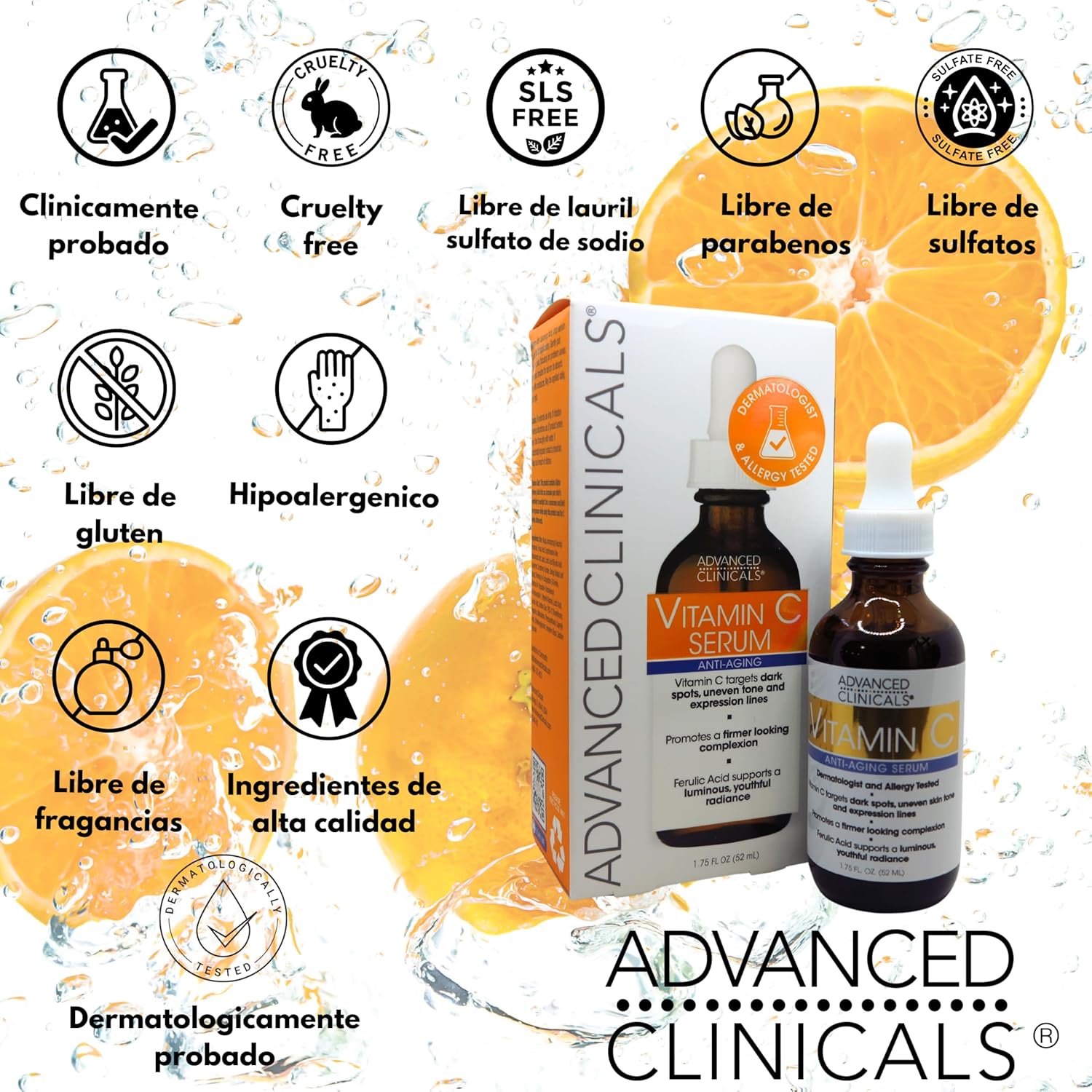 Advanced Clinicals, Vitamin C Serum, 53 ml - Image 6