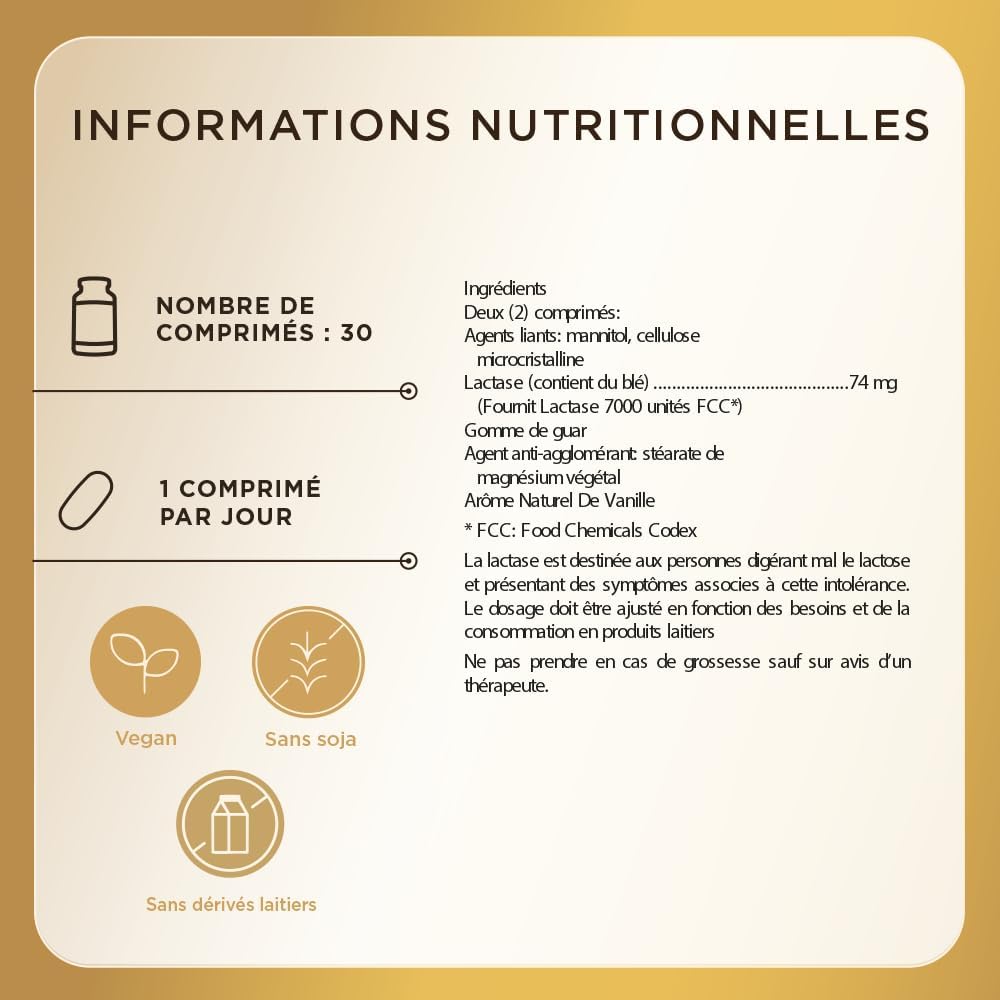 Solgar Lactase 3500 FCC - Improves Lactose Digestion - Digestive Enzyme - Suitable for Lactose Intolerance - Food Supplement - Bottle of 30 Chewable Tablets - Image 5