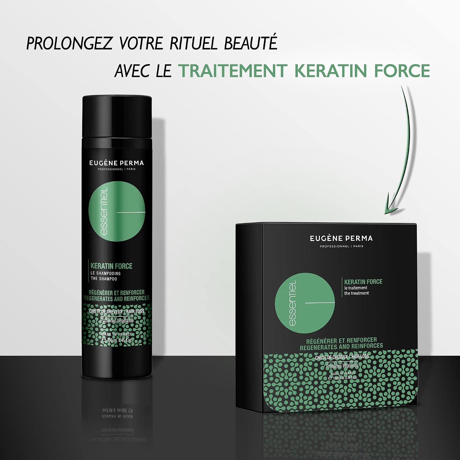 ESSENTIEL Keratin Force Shampoo, Cedar, 1 ml - Image 8