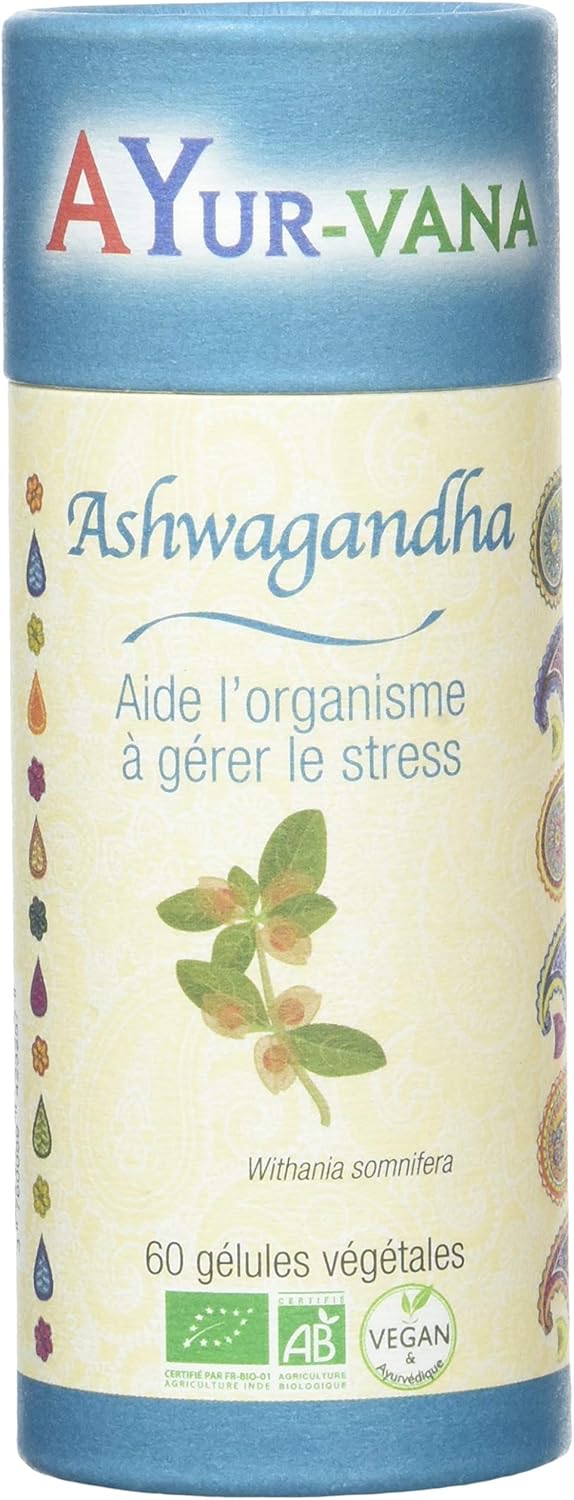 AYur-vana Ashwagandha Organic 60 Vegetable Capsules of 545 mg - Image 2