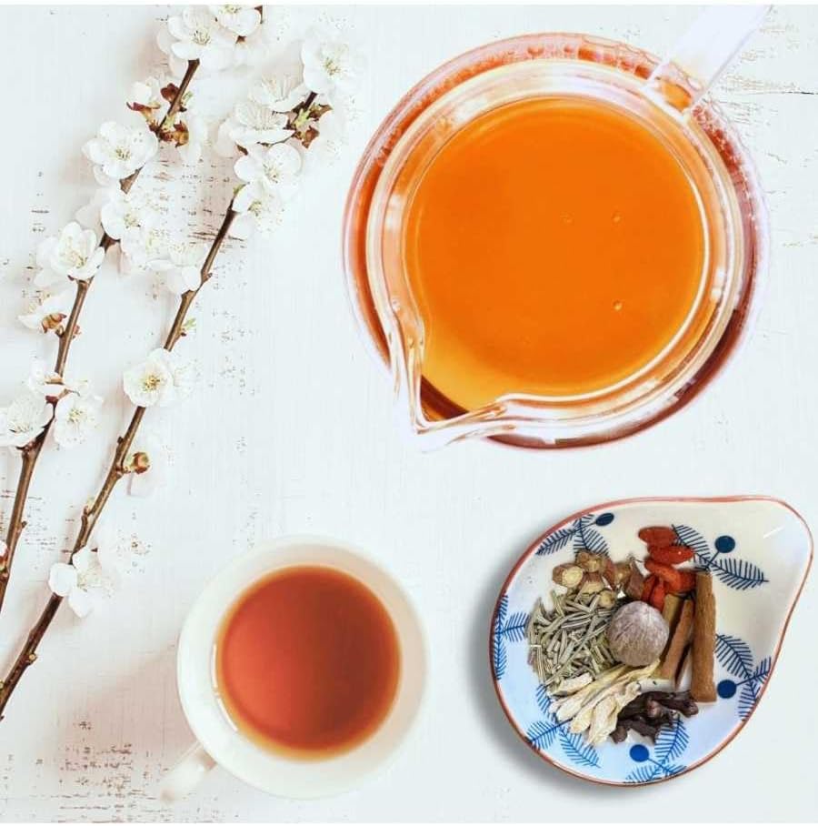Add Fruits Le Montagnard Herbal Tea Spices, 20 XL Sachets, 140 g, Cinnamon Goji Ginger Clove Rosemary Nutmeg Liquorice, Theine Free - Image 2