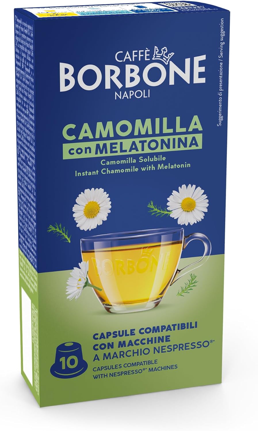 Caffè Borbone Chamomile Soluble with Melatonin - 60 Capsules (6 packs of 10) - Compatible with Nespresso Home Use Coffee Machines - Image 2