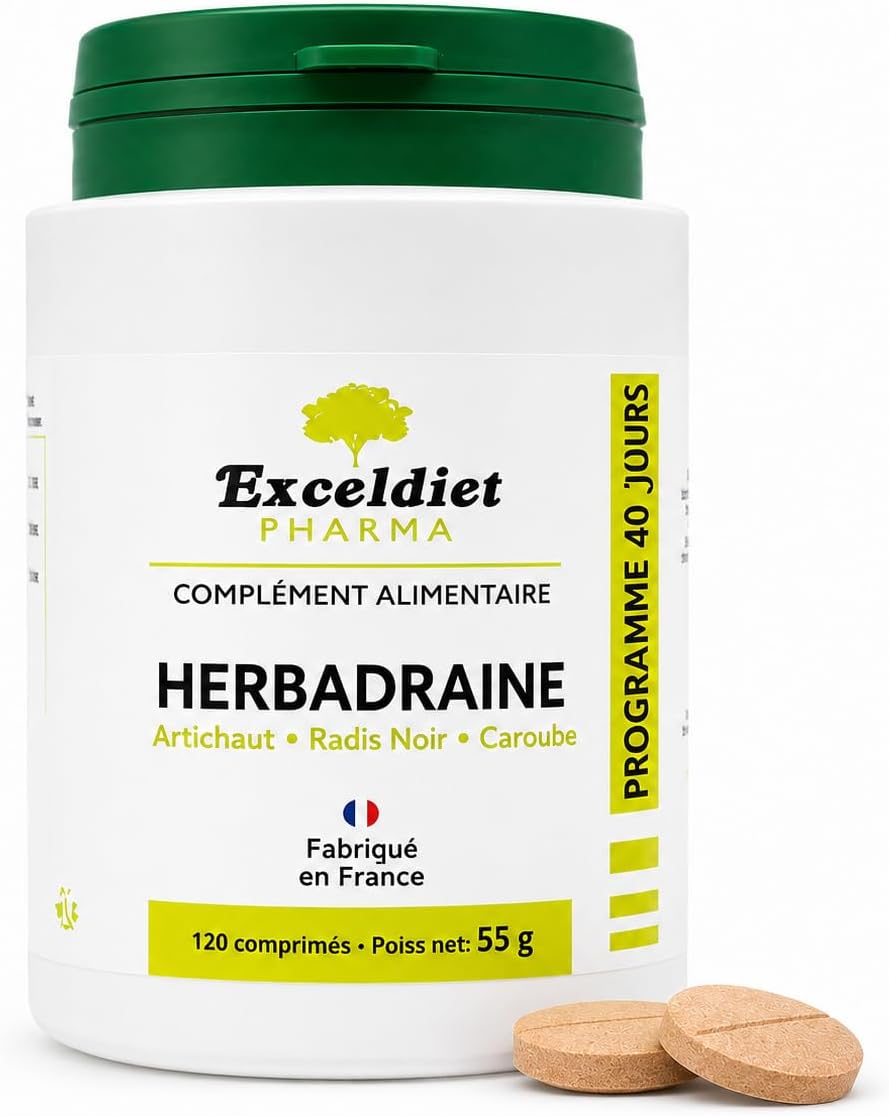Detox Liver Artichoke and Black Radish - Turmeric - Natural Toxin Elimination - 120 Vegan Tablets - Liver Wellness - Exceldiet Pharma - Made in France - Image 2