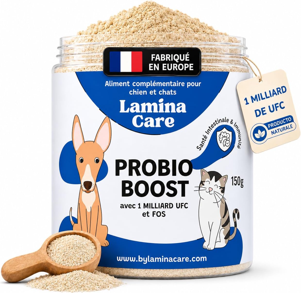 Dog Probiotic for Gut Health and Nutrient Absorption, Cat Probiotic with 1 Billion CFUs to Reduce Inflammation, Gas and Strengthen the Immune System - Image 2