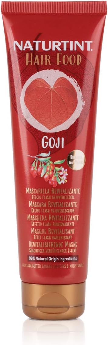 Naturtint Hair Food Goji Revitalising Mask for Dull/Weakened Hair, 150 ml - Image 2