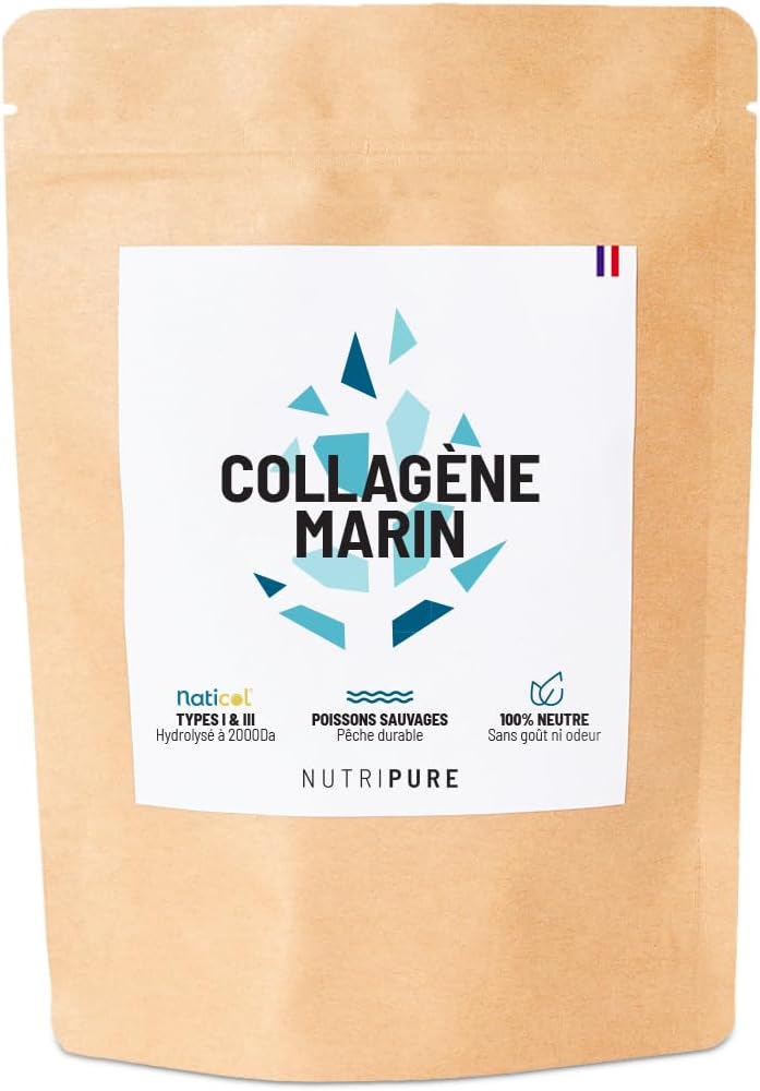 Nutripure Naticol Marine Collagen Powder – Neutral Taste – 150 g | Joint Support, Skin, Bone & Cartilage - 10g per Serving - Hydrolyzed Peptides Type 1 & 3 - 15-30 Jrs - Made in France - Image 2