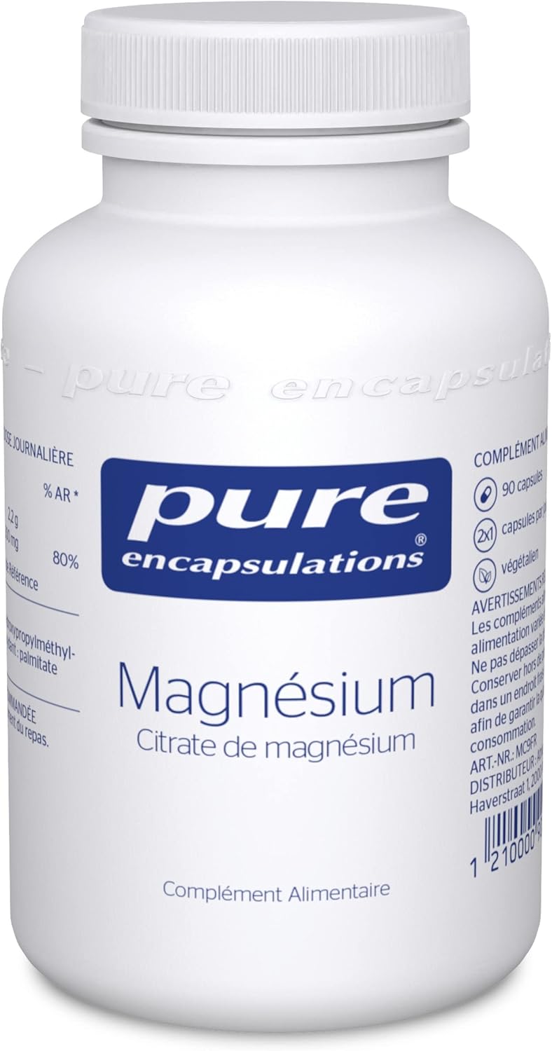 Pure Encapsulations - Magnesium Citrate 150mg - Magnesium Chelated Highly Bioavailable - 90 Vegan Capsules - Image 2