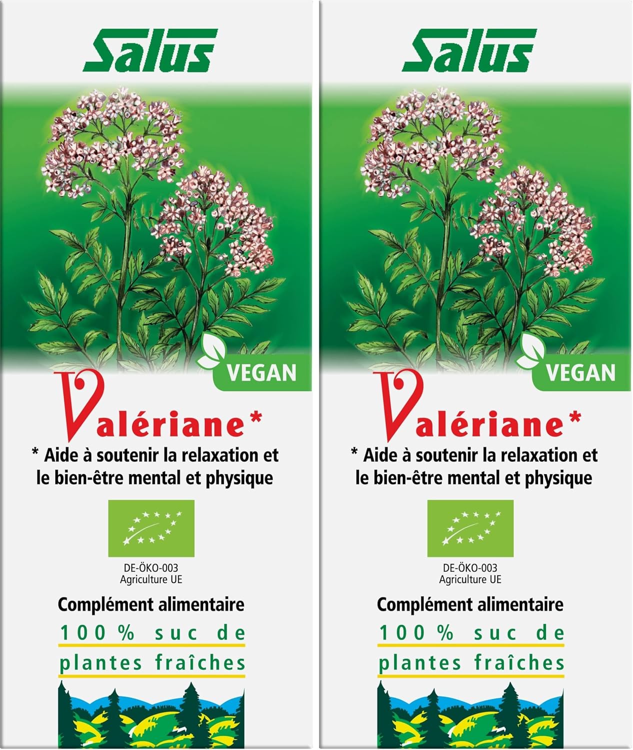 Salus – Organic Valerian – Food Supplement Based on Fresh Plant Juices – Helps Increase Sleep Quality and a Good Nervous Balance – Vegan 200 ml (Pack of 2) - Image 2
