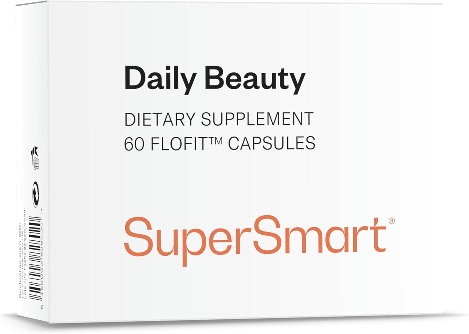 Supersmart - Daily Beauty - Rich in Biotin, Avocado Oil, Viamine B3, Zinc and Verisol Collagen Peptides - Contributes to Skin and Nail Health | Non-GMO - 60 FLOFITE capsules - Image 2