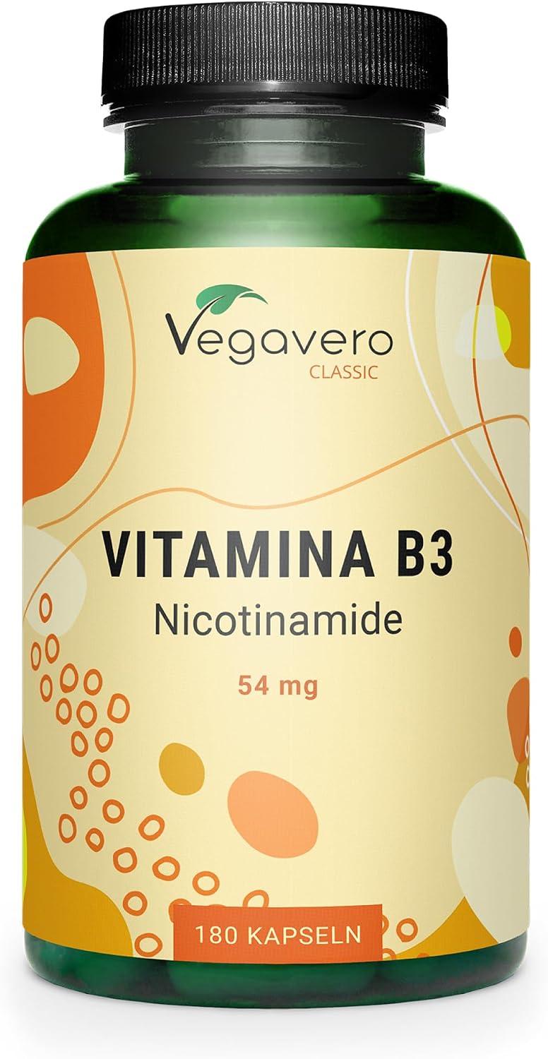 Vitamin B3 Nicotinamide Vegavero | 180 Capsules | Pure Formula (Flush Free) | No Additives | VEGAN - Image 2