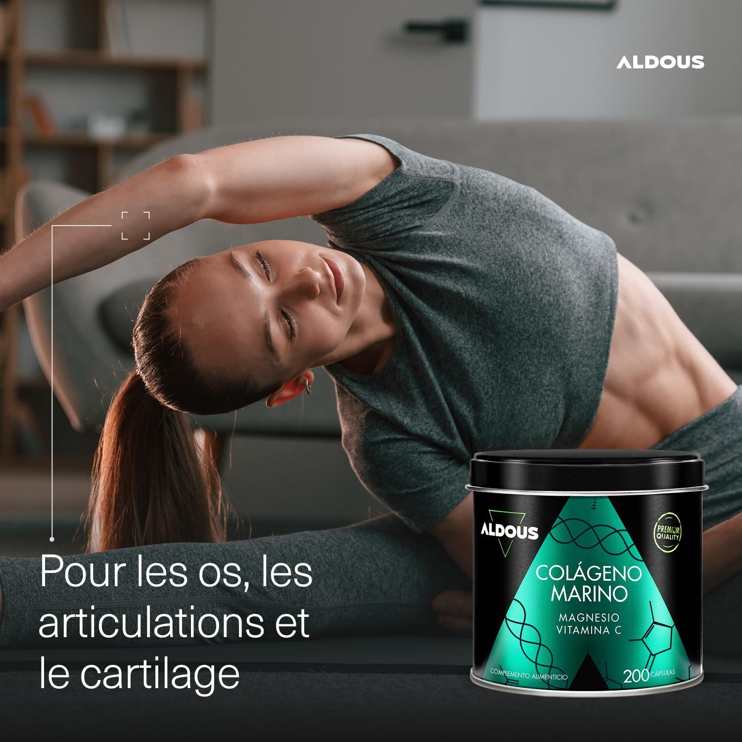 Marine Collagen with Magnesium and Vitamin C - 200 capsules - Type 1 and 3 | Marine Collagen for Nails, Hair, Skin Hydration - Beauty - Hydrolyzed Collagen Naticol - Food Supplement - Image 8