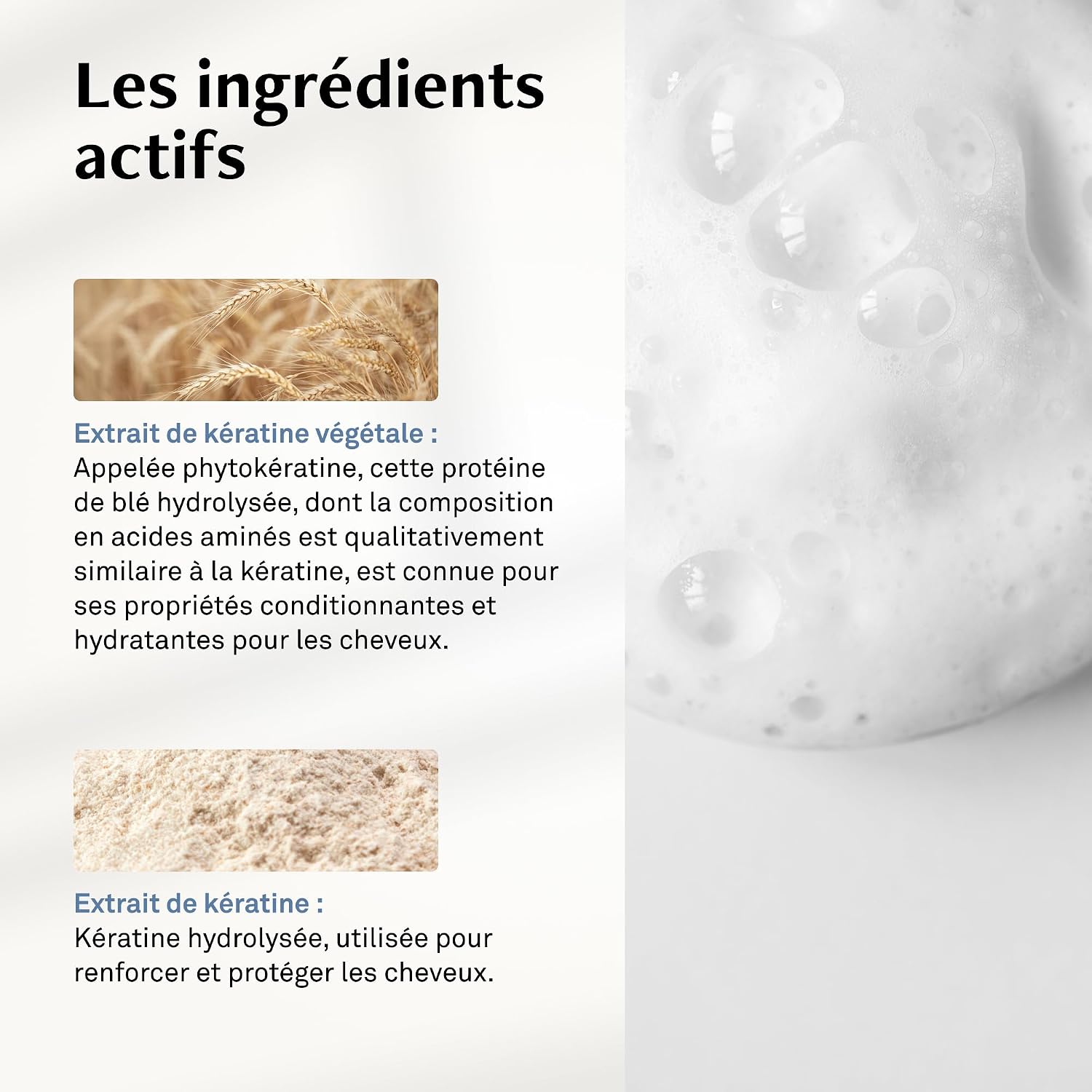 LUXÉOL Keratin Shampoo - Provides Resistance | Softer, smooth & radiant hair* - 95% ingredients of natural origin - silicone-free - Made in France - 200 ml - Image 4