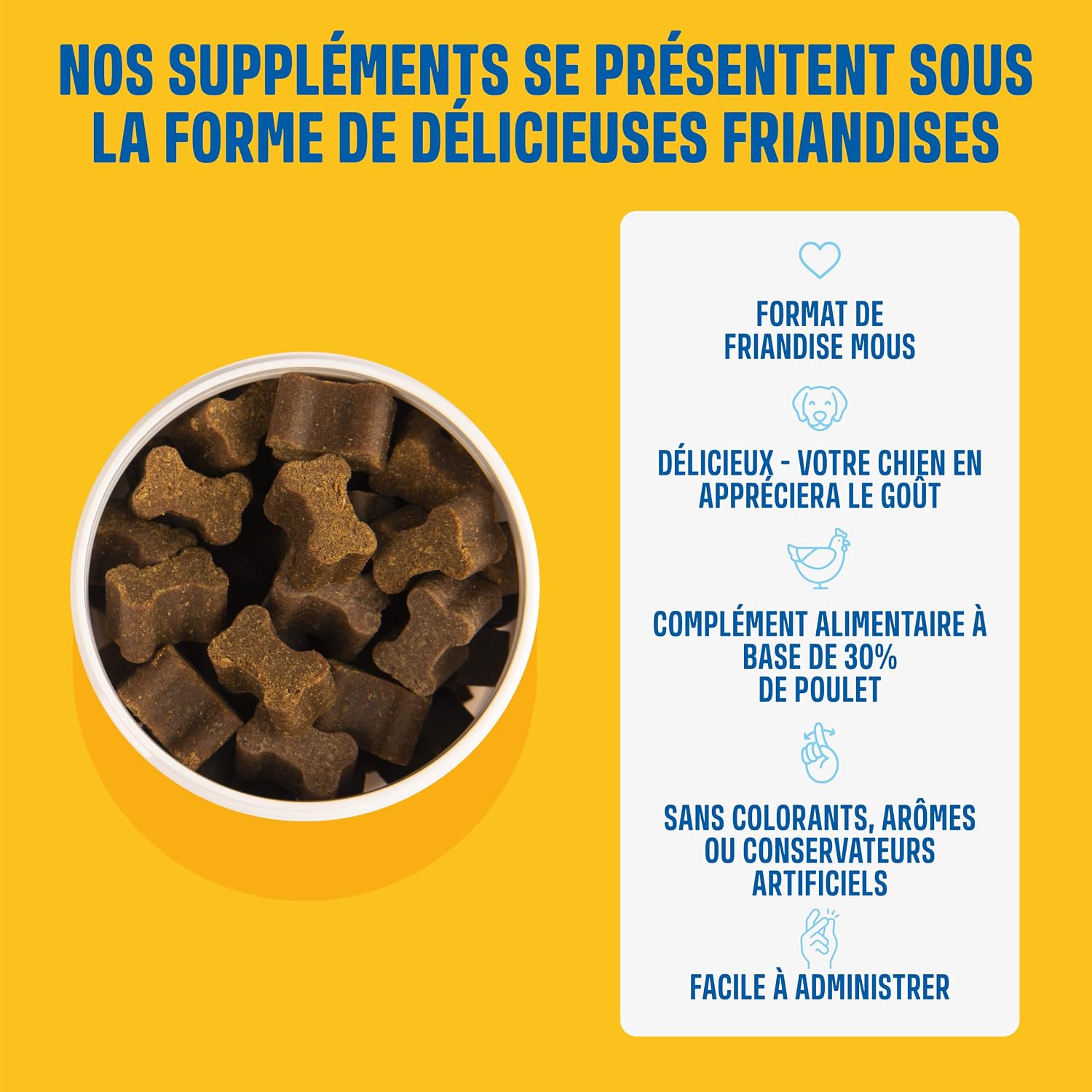 ivvi Hip and Joint Chien - 60 Friandises au Poulet Articulations, Arthrose | Complément Alimentaire Hautement Concentré, MSM, Moule à Lèvres Vertes, Glucosamine, 270g - Image 5